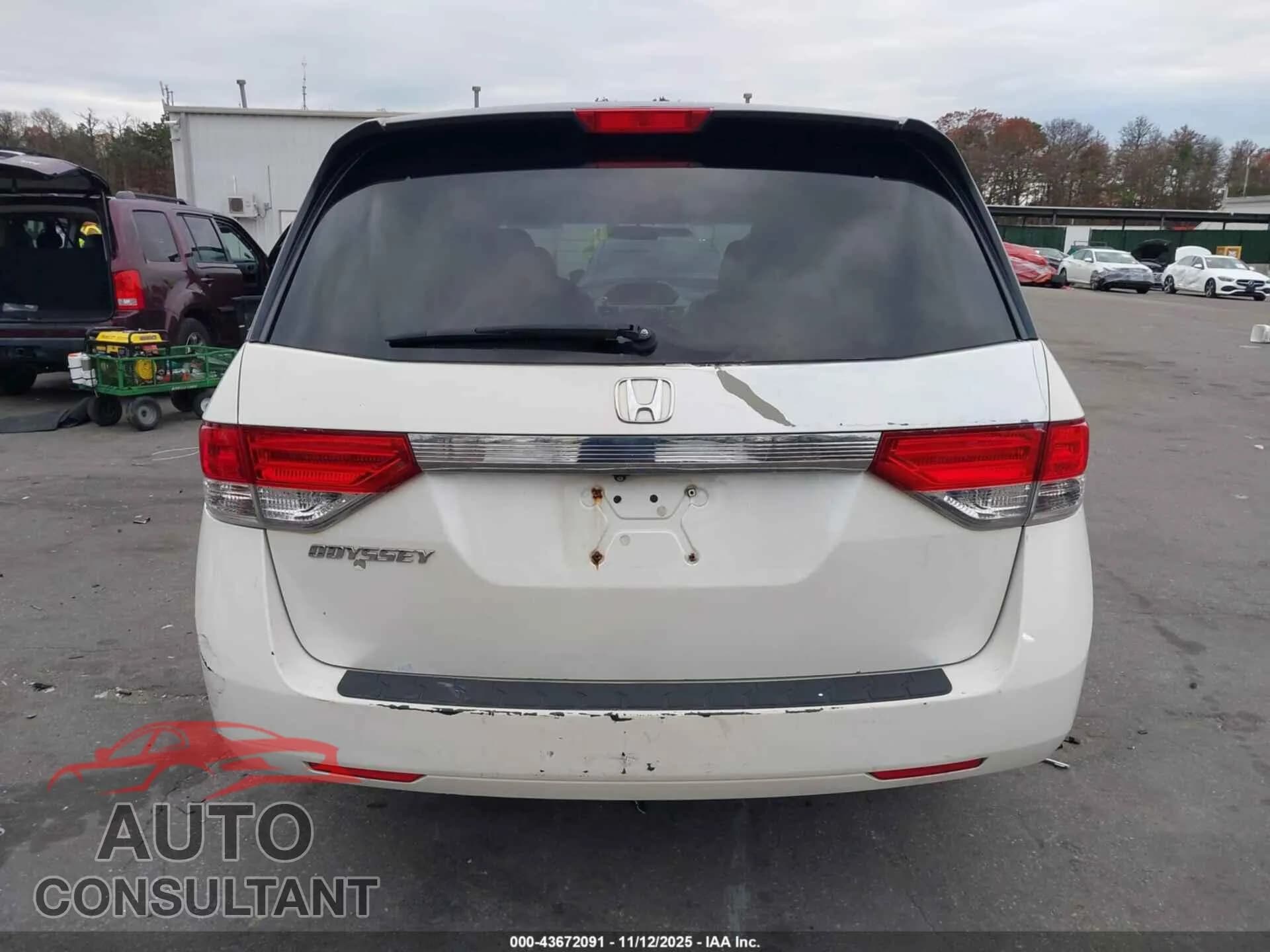 2014 HONDA ODYSSEY Damaged VIN 5FNRL5H2XEB003093 – photo 17 2014 HONDA ODYSSEY Damaged VIN 5FNRL5H2XEB003093 – photo 17