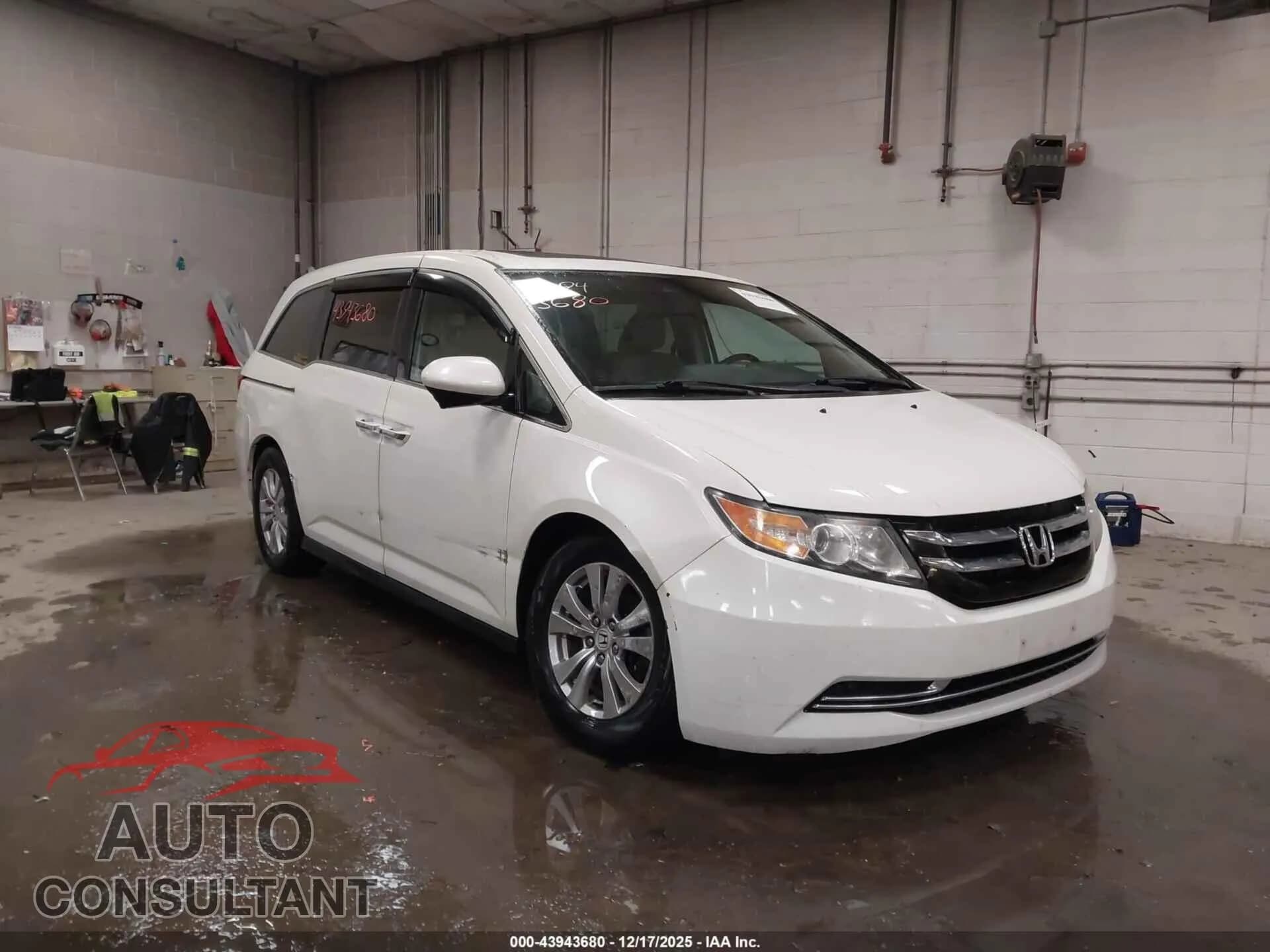 2015 HONDA ODYSSEY Damaged VIN 5FNRL5H6XFB068370 – front exterior 2015 HONDA ODYSSEY Damaged VIN 5FNRL5H6XFB068370 – front exterior