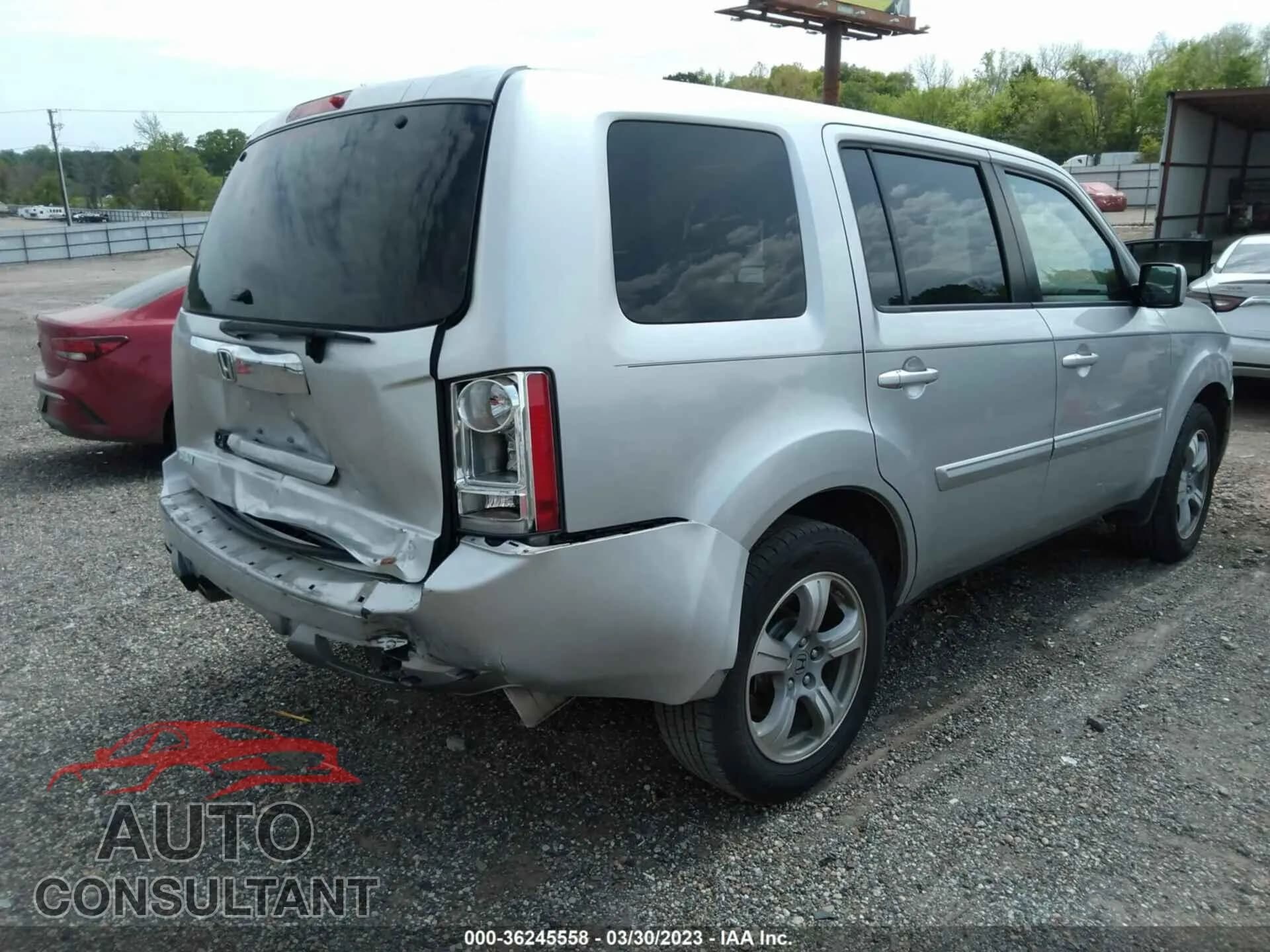 2014 HONDA PILOT Damaged VIN 5FNYF3H55EB004587 – dashboard 2014 HONDA PILOT Damaged VIN 5FNYF3H55EB004587 – dashboard