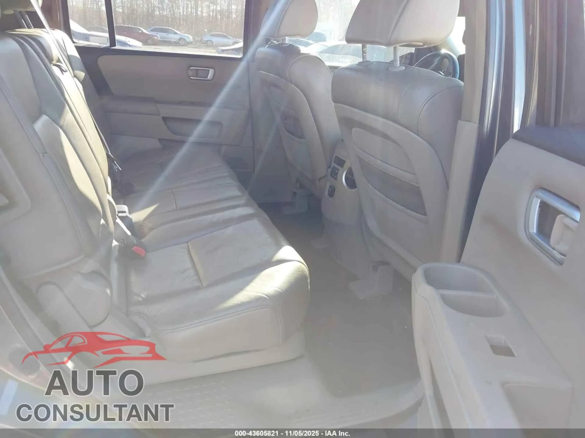 2009 HONDA PILOT Damaged VIN 5FNYF48569B000981 – undercarriage 2009 HONDA PILOT Damaged VIN 5FNYF48569B000981 – undercarriage