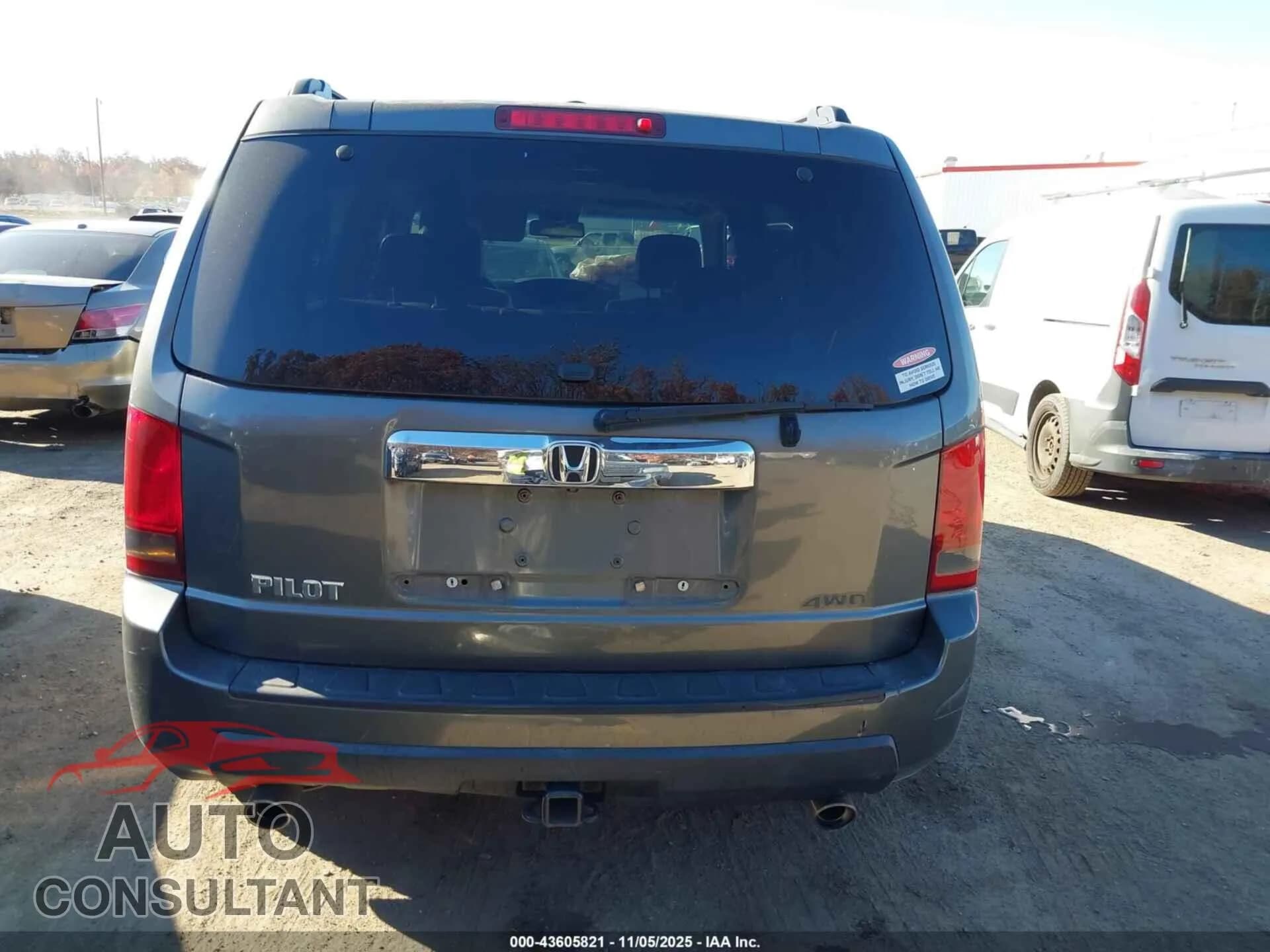 2009 HONDA PILOT Damaged VIN 5FNYF48569B000981 – photo 16 2009 HONDA PILOT Damaged VIN 5FNYF48569B000981 – photo 16