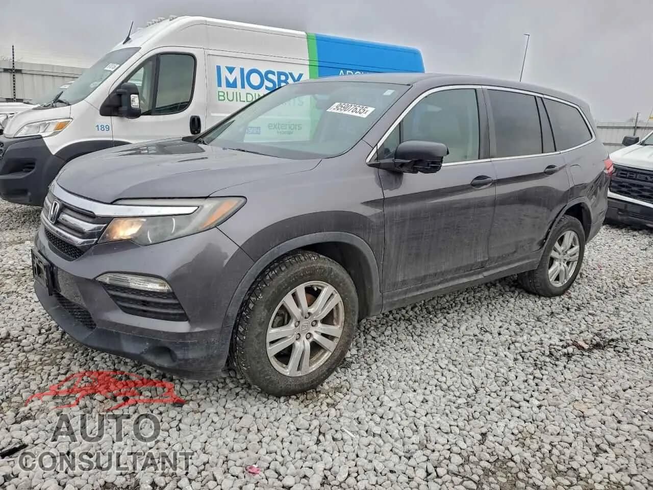 2017 HONDA PILOT Damaged VIN 5FNYF6H16HB049587 – front exterior 2017 HONDA PILOT Damaged VIN 5FNYF6H16HB049587 – front exterior