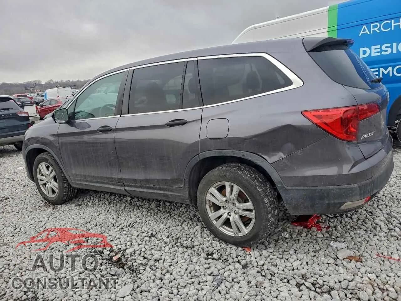 2017 HONDA PILOT Damaged VIN 5FNYF6H16HB049587 – rear exterior 2017 HONDA PILOT Damaged VIN 5FNYF6H16HB049587 – rear exterior