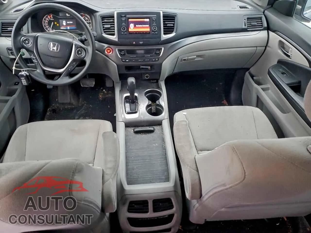 2017 HONDA PILOT Damaged VIN 5FNYF6H16HB049587 – undercarriage 2017 HONDA PILOT Damaged VIN 5FNYF6H16HB049587 – undercarriage