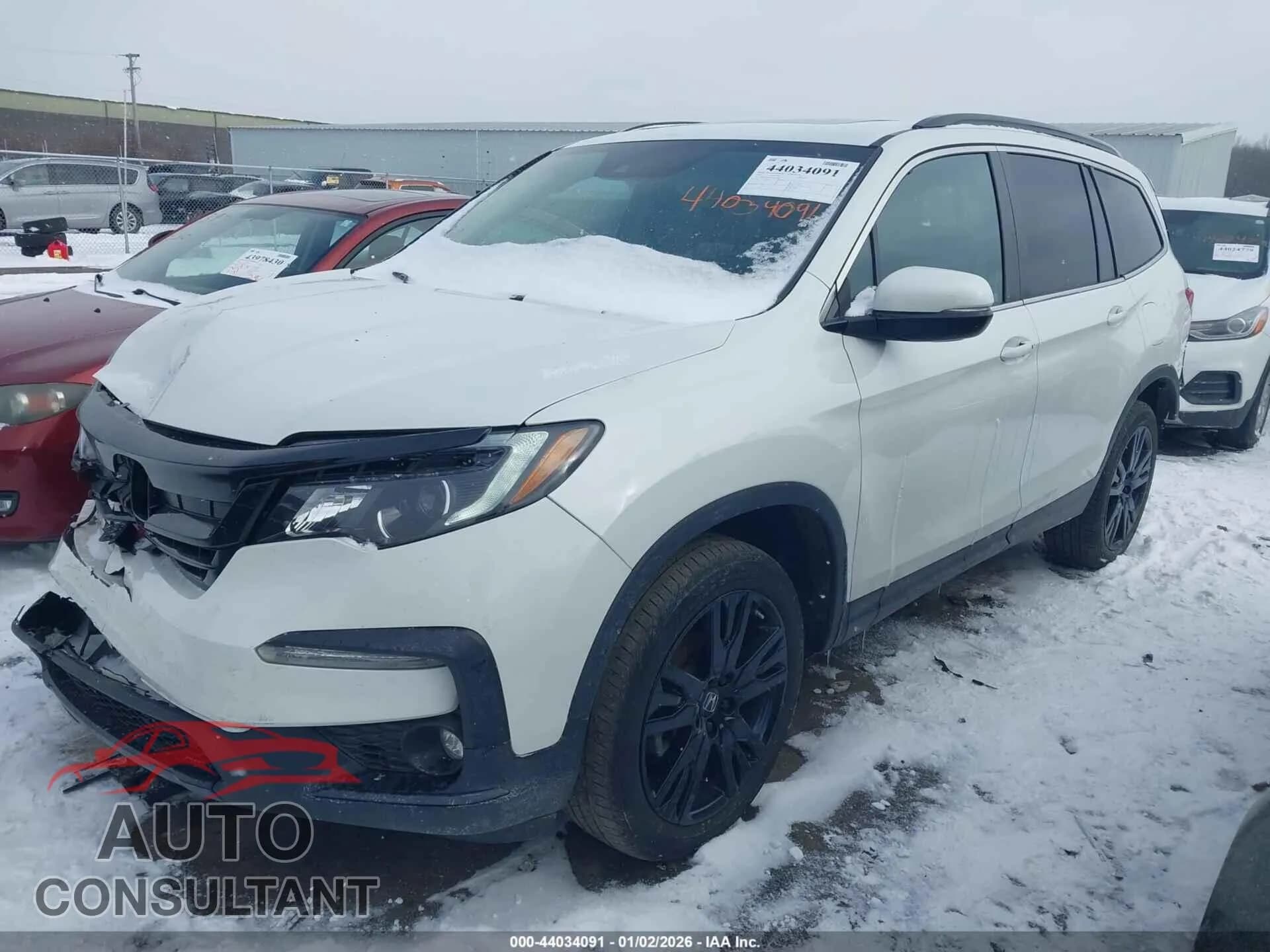 2022 HONDA PILOT Damaged VIN 5FNYF6H20NB049802 – rear exterior 2022 HONDA PILOT Damaged VIN 5FNYF6H20NB049802 – rear exterior