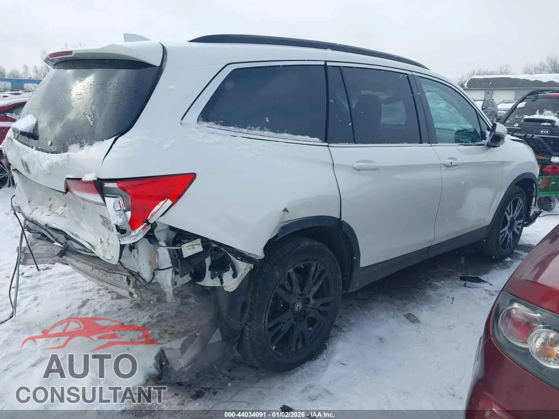 2022 HONDA PILOT Damaged VIN 5FNYF6H20NB049802 – dashboard 2022 HONDA PILOT Damaged VIN 5FNYF6H20NB049802 – dashboard