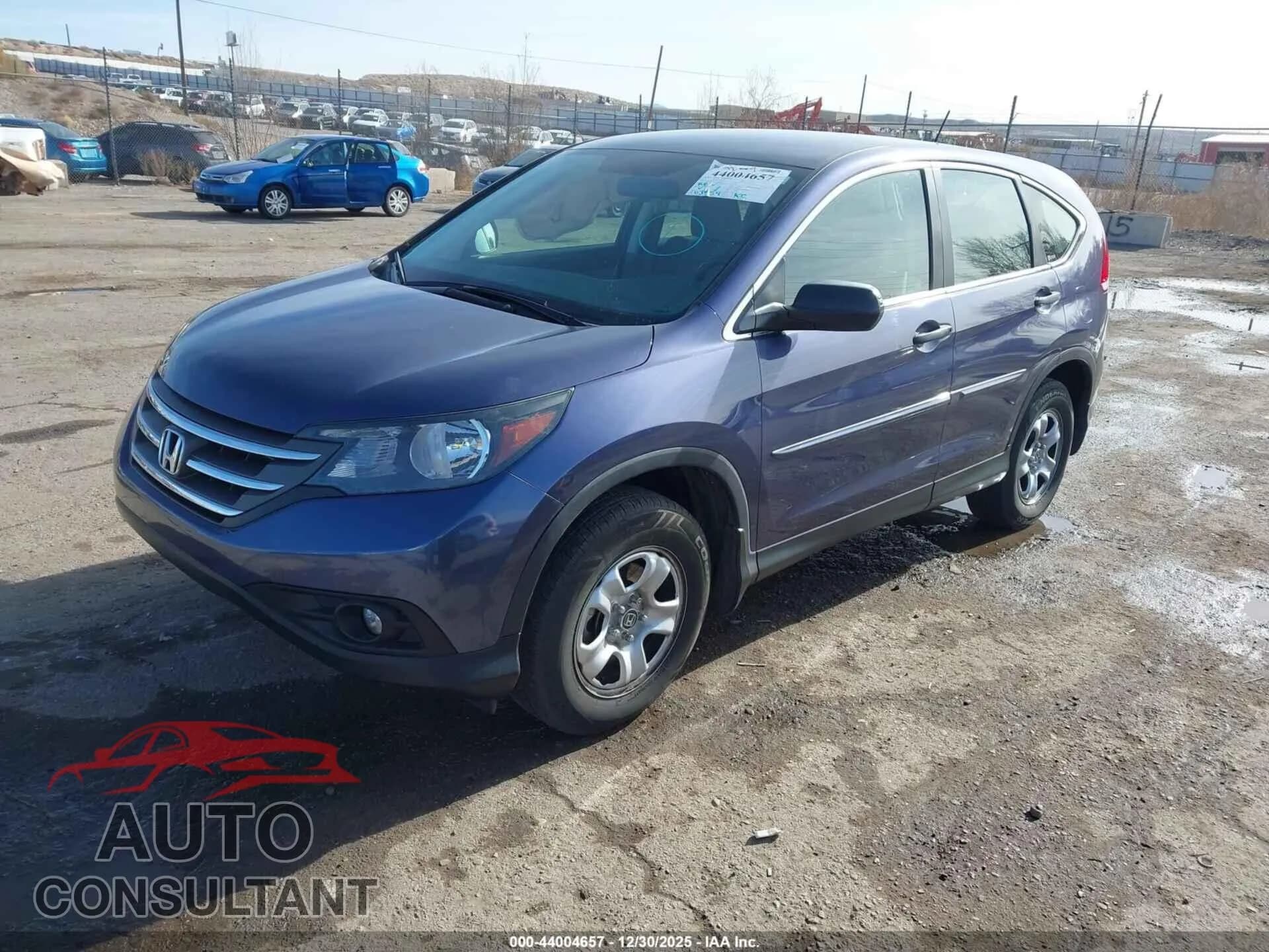 2012 HONDA CR-V Damaged VIN 5J6RM3H36CL046165 – rear exterior 2012 HONDA CR-V Damaged VIN 5J6RM3H36CL046165 – rear exterior