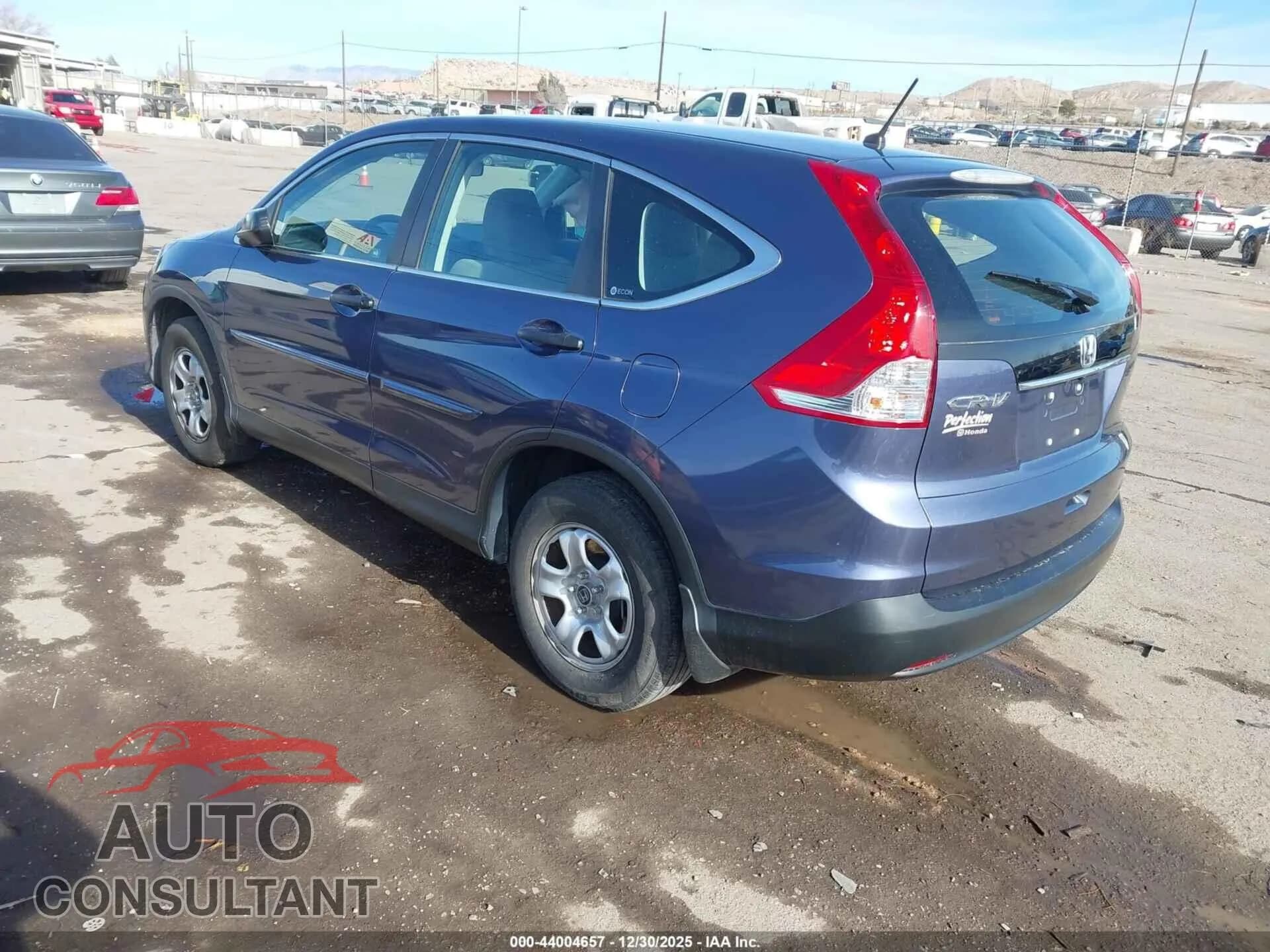 2012 HONDA CR-V Damaged VIN 5J6RM3H36CL046165 – side profile 2012 HONDA CR-V Damaged VIN 5J6RM3H36CL046165 – side profile