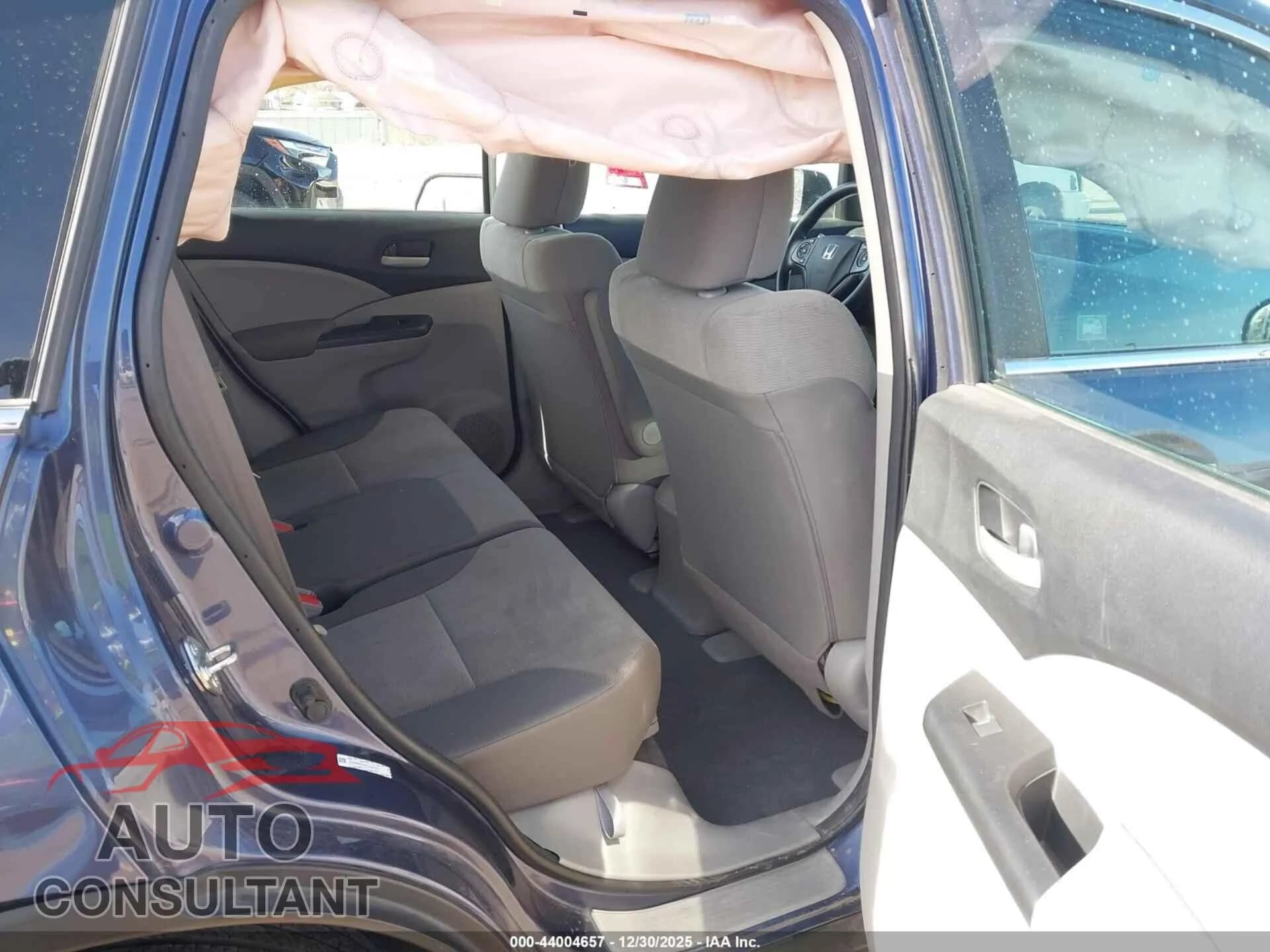 2012 HONDA CR-V Damaged VIN 5J6RM3H36CL046165 – undercarriage 2012 HONDA CR-V Damaged VIN 5J6RM3H36CL046165 – undercarriage