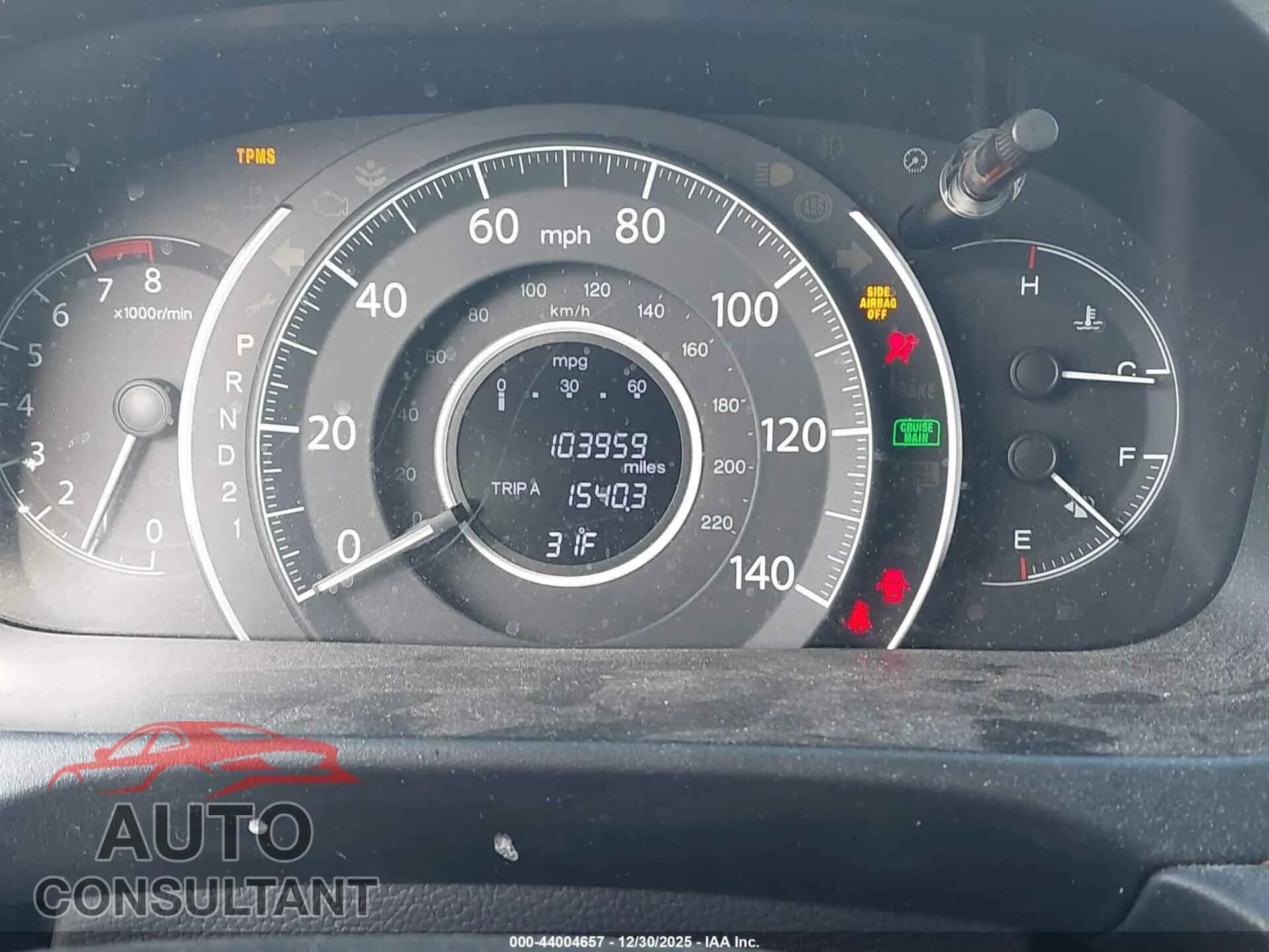 2012 HONDA CR-V Damaged VIN 5J6RM3H36CL046165 – photo 15 2012 HONDA CR-V Damaged VIN 5J6RM3H36CL046165 – photo 15