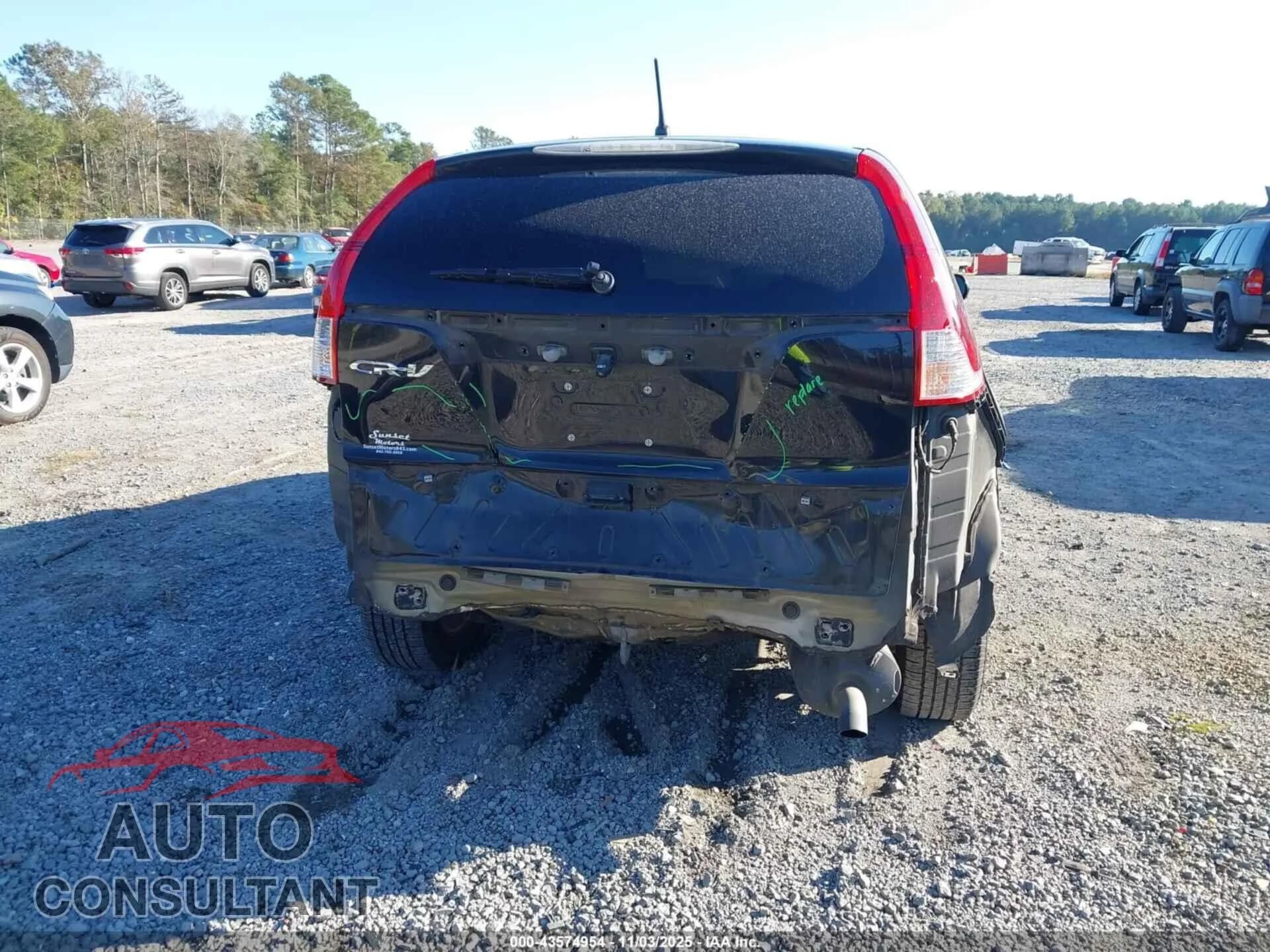 2012 HONDA CR-V Damaged VIN 5J6RM3H52CL047105 – photo 17 2012 HONDA CR-V Damaged VIN 5J6RM3H52CL047105 – photo 17