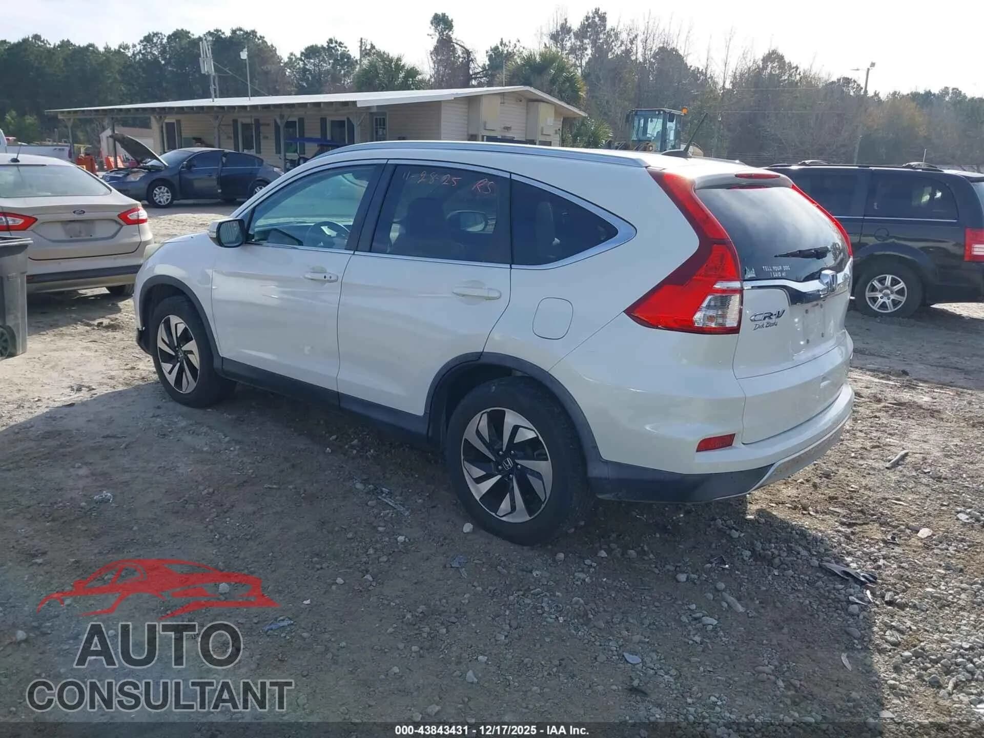 2016 HONDA CR-V Damaged VIN 5J6RM3H99GL001988 – side profile 2016 HONDA CR-V Damaged VIN 5J6RM3H99GL001988 – side profile