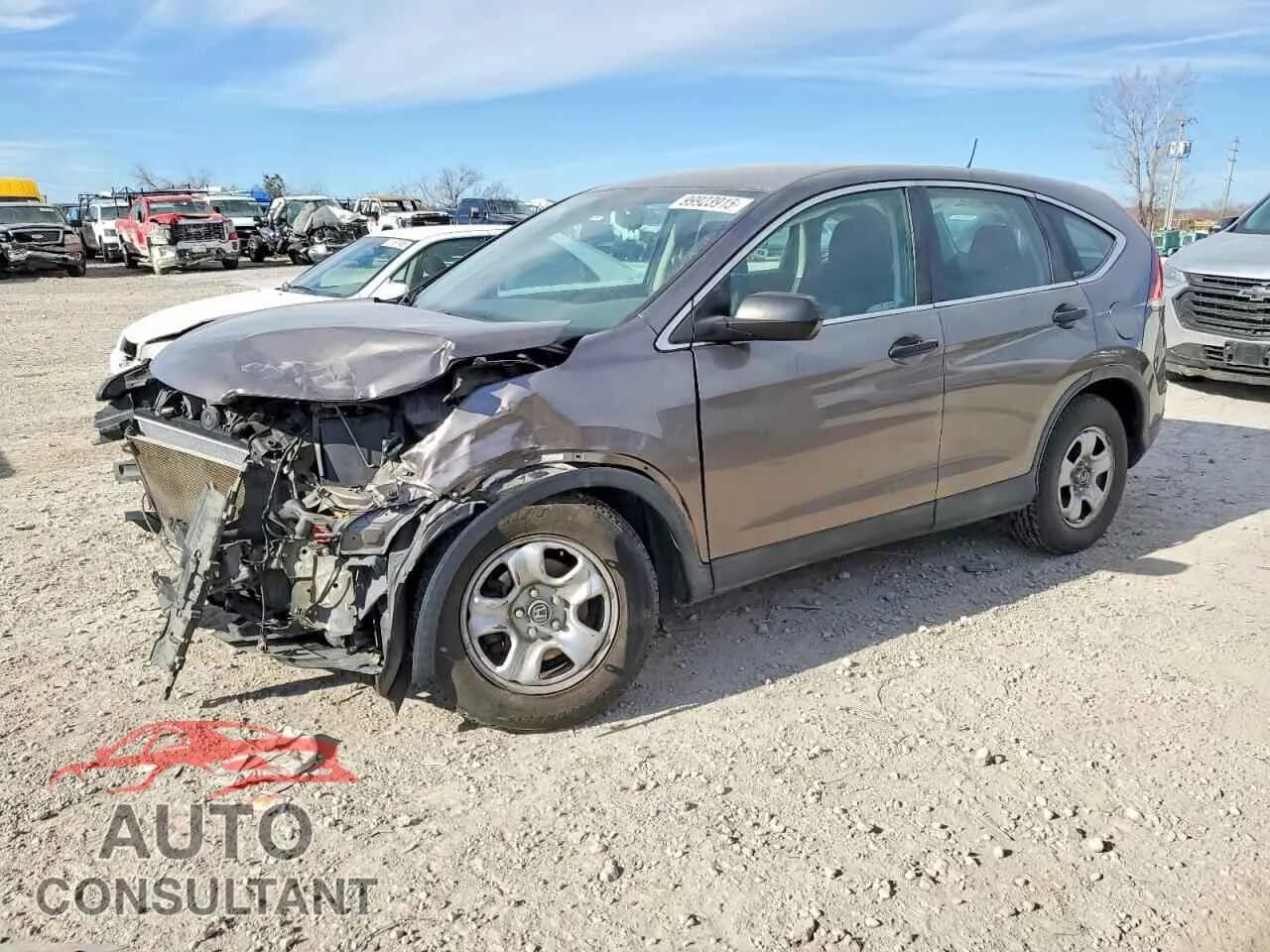 2012 HONDA CRV Damaged VIN 5J6RM4H36CL079933 – front exterior 2012 HONDA CRV Damaged VIN 5J6RM4H36CL079933 – front exterior