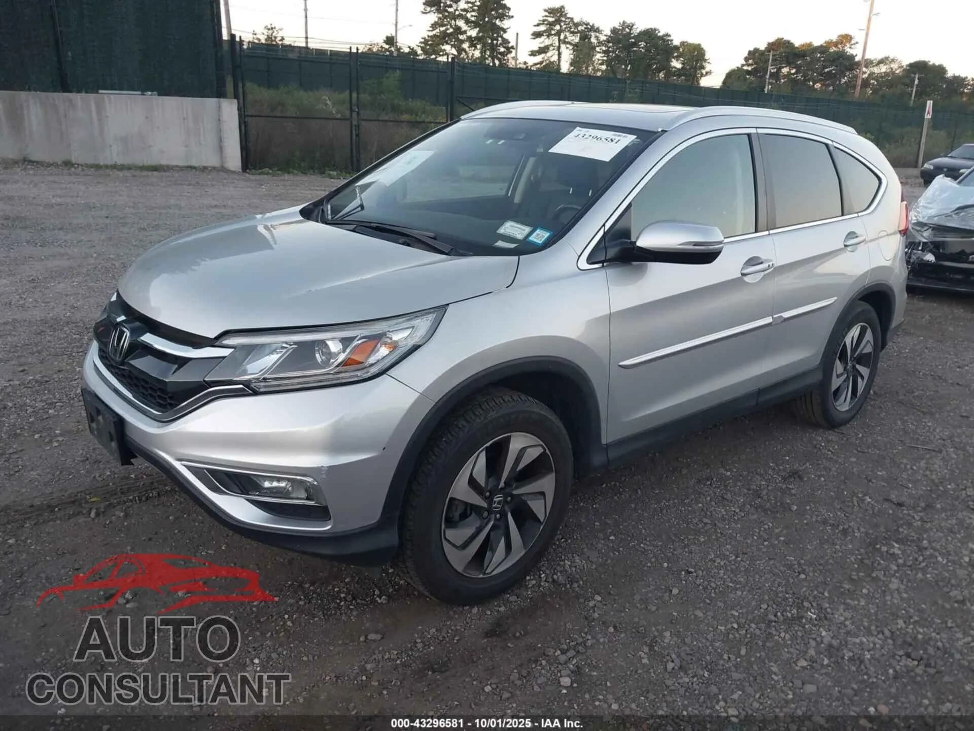 2015 HONDA CR-V Damaged VIN 5J6RM4H95FL109626 – rear exterior 2015 HONDA CR-V Damaged VIN 5J6RM4H95FL109626 – rear exterior