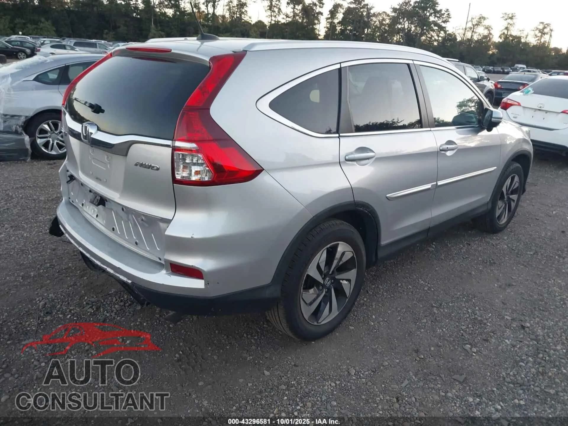 2015 HONDA CR-V Damaged VIN 5J6RM4H95FL109626 – dashboard 2015 HONDA CR-V Damaged VIN 5J6RM4H95FL109626 – dashboard
