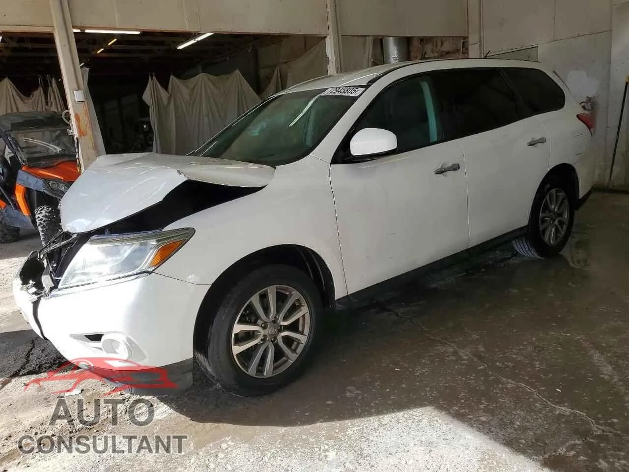 2013 NISSAN PATHFINDER Damaged VIN 5N1AR2MM4DC635323 – front exterior 2013 NISSAN PATHFINDER Damaged VIN 5N1AR2MM4DC635323 – front exterior