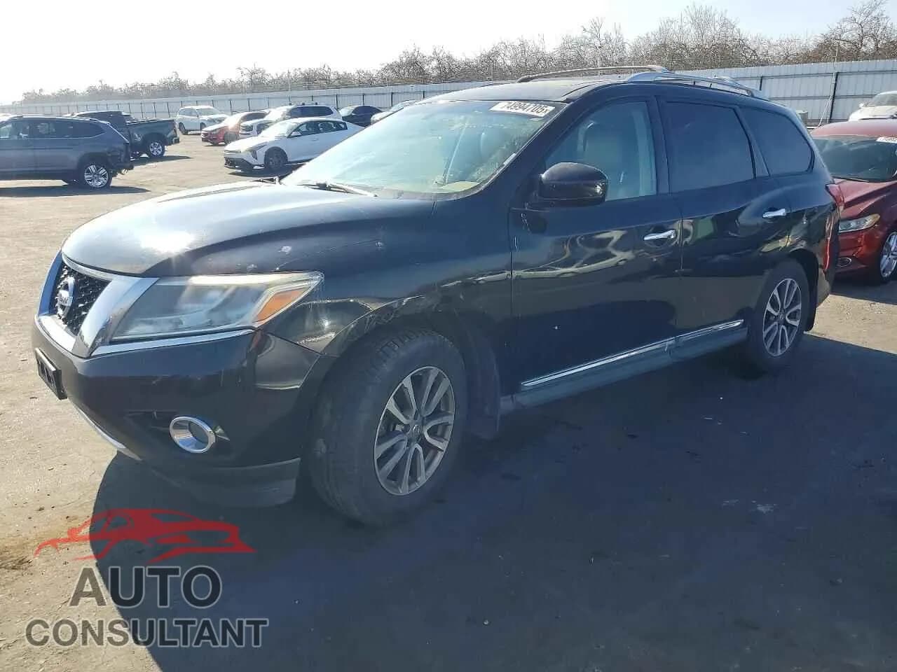 2014 NISSAN PATHFINDER Damaged VIN 5N1AR2MN6EC708637 – front exterior 2014 NISSAN PATHFINDER Damaged VIN 5N1AR2MN6EC708637 – front exterior