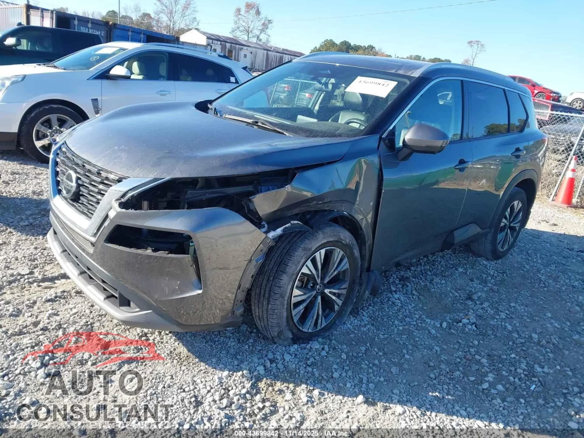 2021 NISSAN ROGUE Damaged VIN 5N1AT3BA5MC822912 – rear exterior 2021 NISSAN ROGUE Damaged VIN 5N1AT3BA5MC822912 – rear exterior