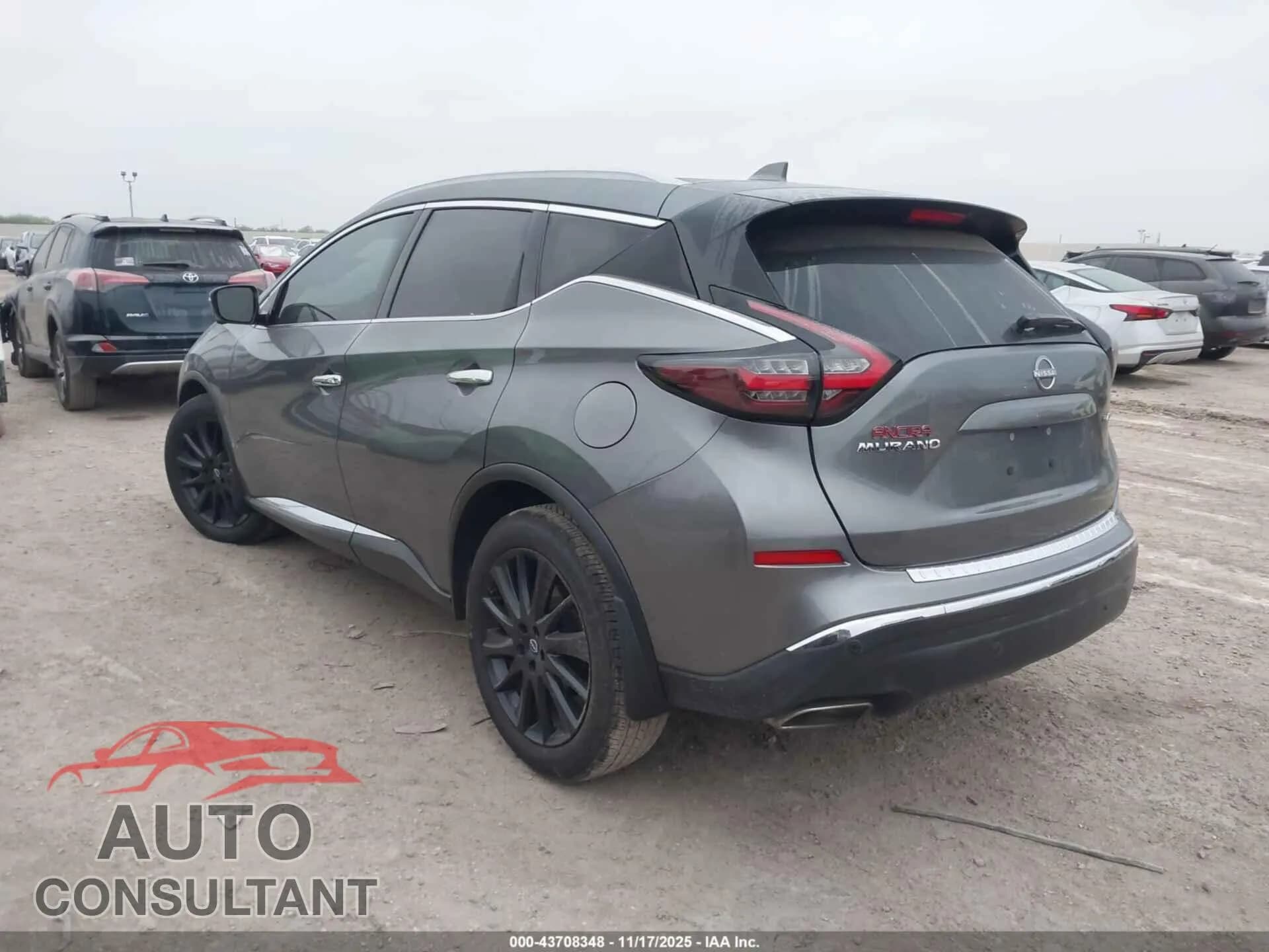 2023 NISSAN MURANO Damaged VIN 5N1AZ2DJ5PC100933 – side profile 2023 NISSAN MURANO Damaged VIN 5N1AZ2DJ5PC100933 – side profile