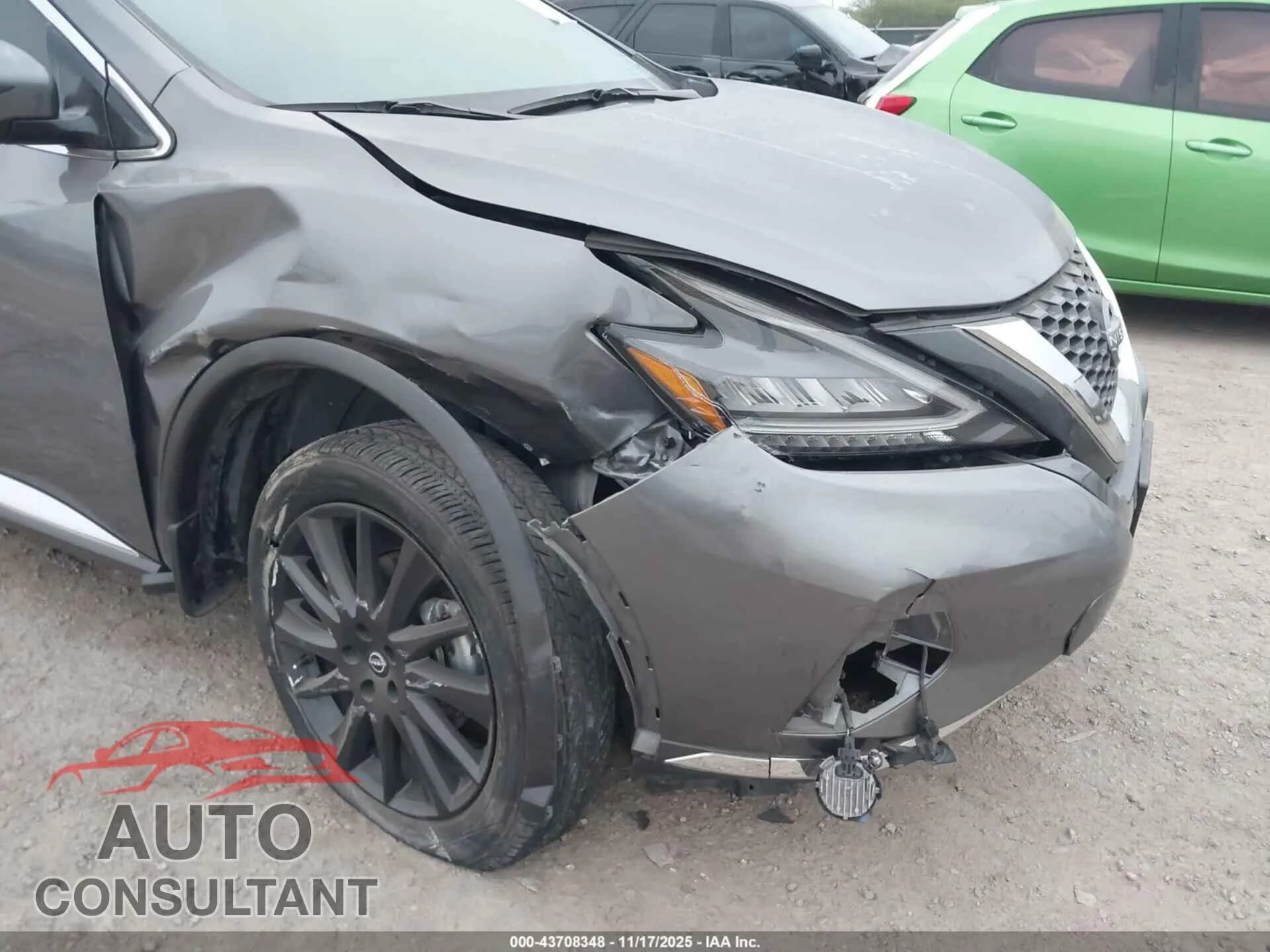 2023 NISSAN MURANO Damaged VIN 5N1AZ2DJ5PC100933 – engine bay 2023 NISSAN MURANO Damaged VIN 5N1AZ2DJ5PC100933 – engine bay