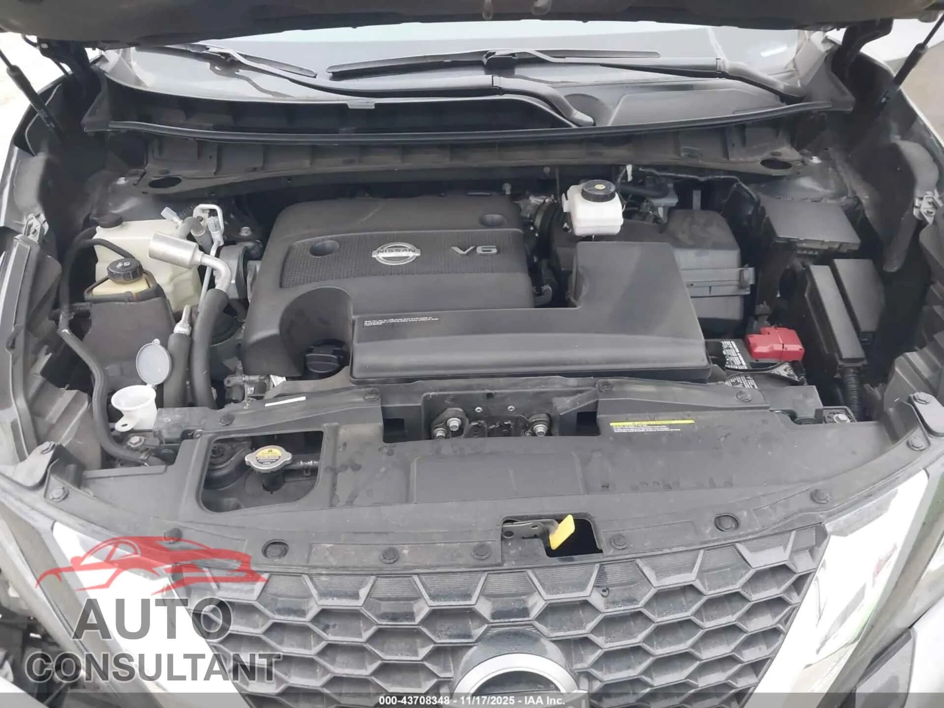 2023 NISSAN MURANO Damaged VIN 5N1AZ2DJ5PC100933 – odometer reading 2023 NISSAN MURANO Damaged VIN 5N1AZ2DJ5PC100933 – odometer reading