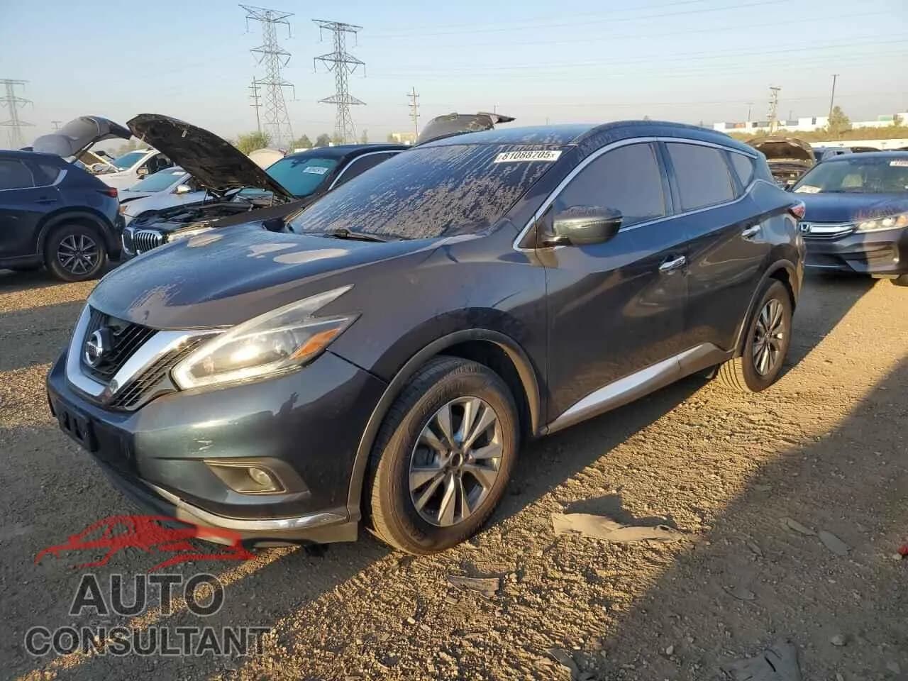 2018 NISSAN MURANO Damaged VIN 5N1AZ2MH8JN120375 – front exterior 2018 NISSAN MURANO Damaged VIN 5N1AZ2MH8JN120375 – front exterior
