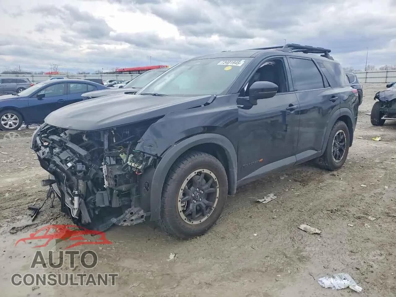 2025 NISSAN PATHFINDER Damaged VIN 5N1DR3BD8SC214904 – front exterior 2025 NISSAN PATHFINDER Damaged VIN 5N1DR3BD8SC214904 – front exterior