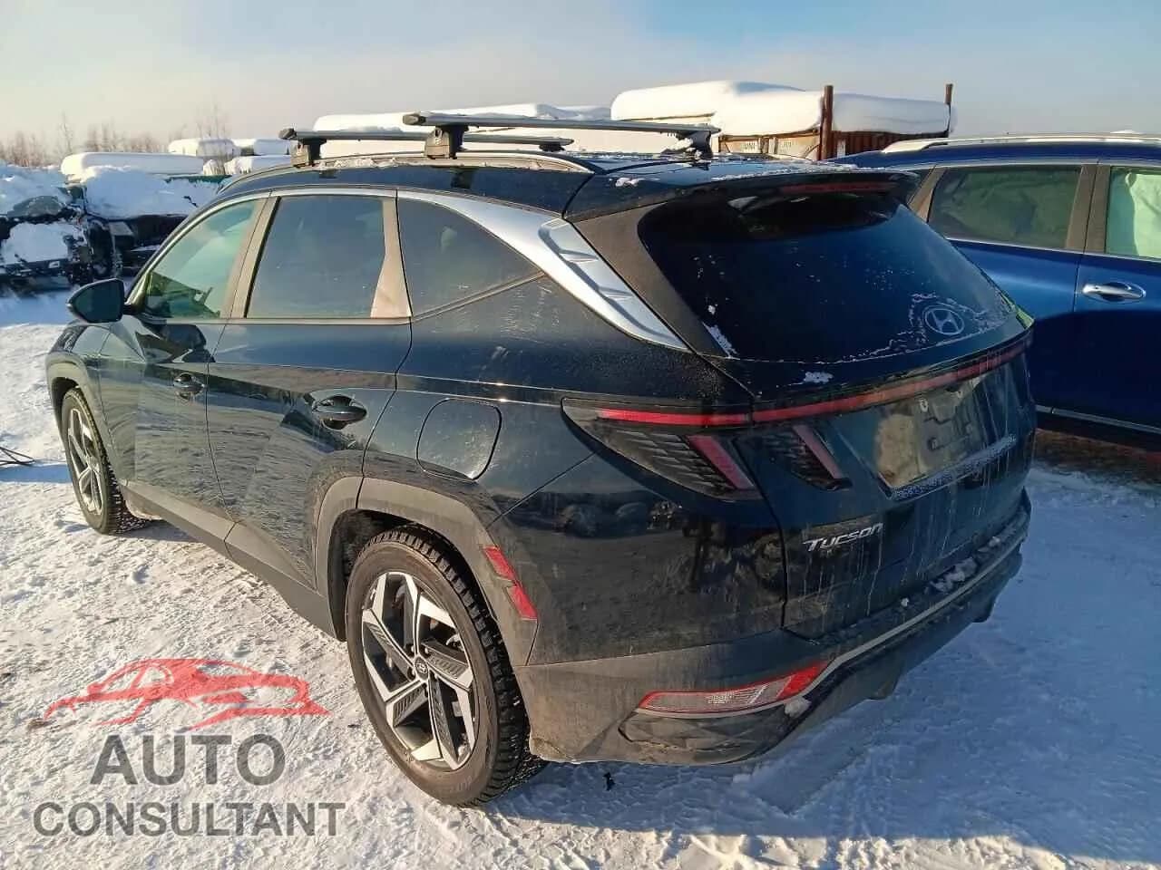 2022 HYUNDAI TUCSON Used VIN 5NMJC3AE2NH051451 – rear exterior 2022 HYUNDAI TUCSON Used VIN 5NMJC3AE2NH051451 – rear exterior