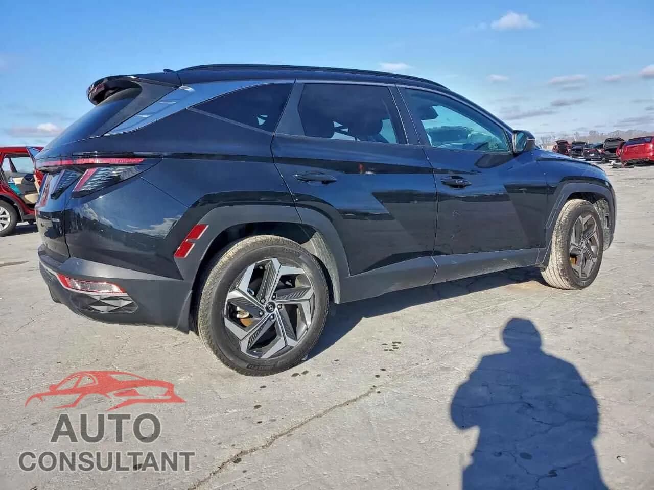 2023 HYUNDAI TUCSON Damaged VIN 5NMJFCAE4PH223165 – side profile 2023 HYUNDAI TUCSON Damaged VIN 5NMJFCAE4PH223165 – side profile