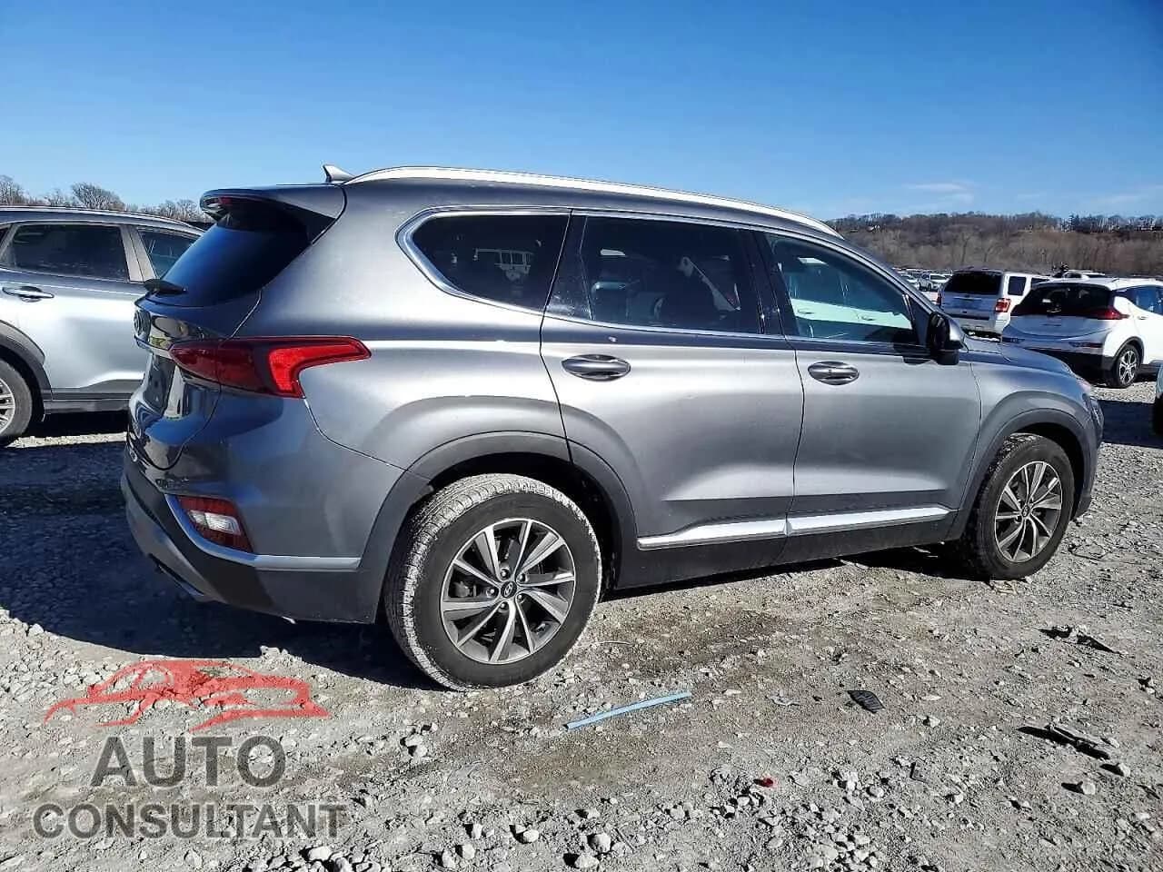 2019 HYUNDAI SANTA FE Damaged VIN 5NMS33AD6KH025703 – side profile 2019 HYUNDAI SANTA FE Damaged VIN 5NMS33AD6KH025703 – side profile