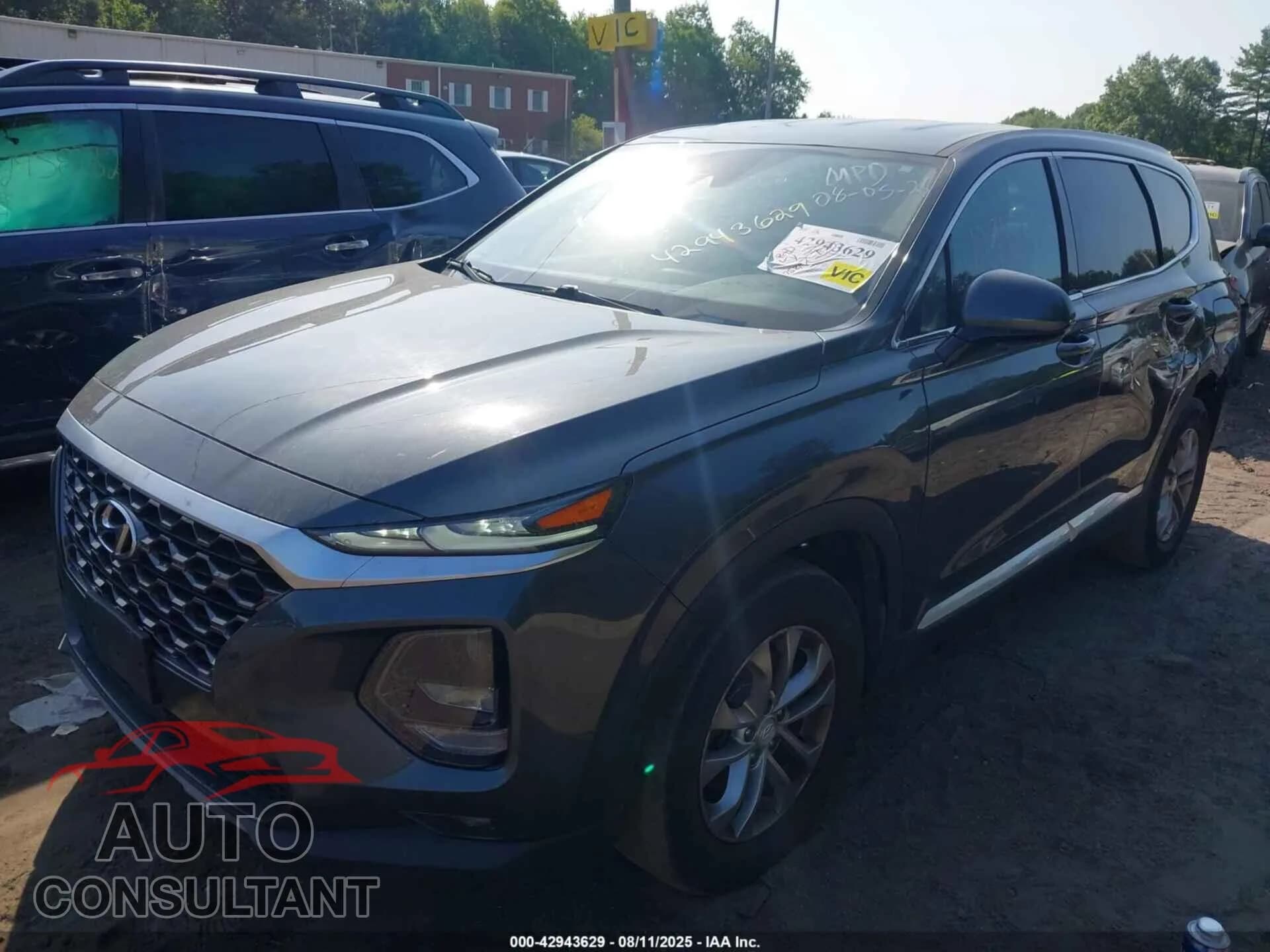 2020 HYUNDAI SANTA FE Damaged VIN 5NMS3CADXLH243872 – rear exterior 2020 HYUNDAI SANTA FE Damaged VIN 5NMS3CADXLH243872 – rear exterior