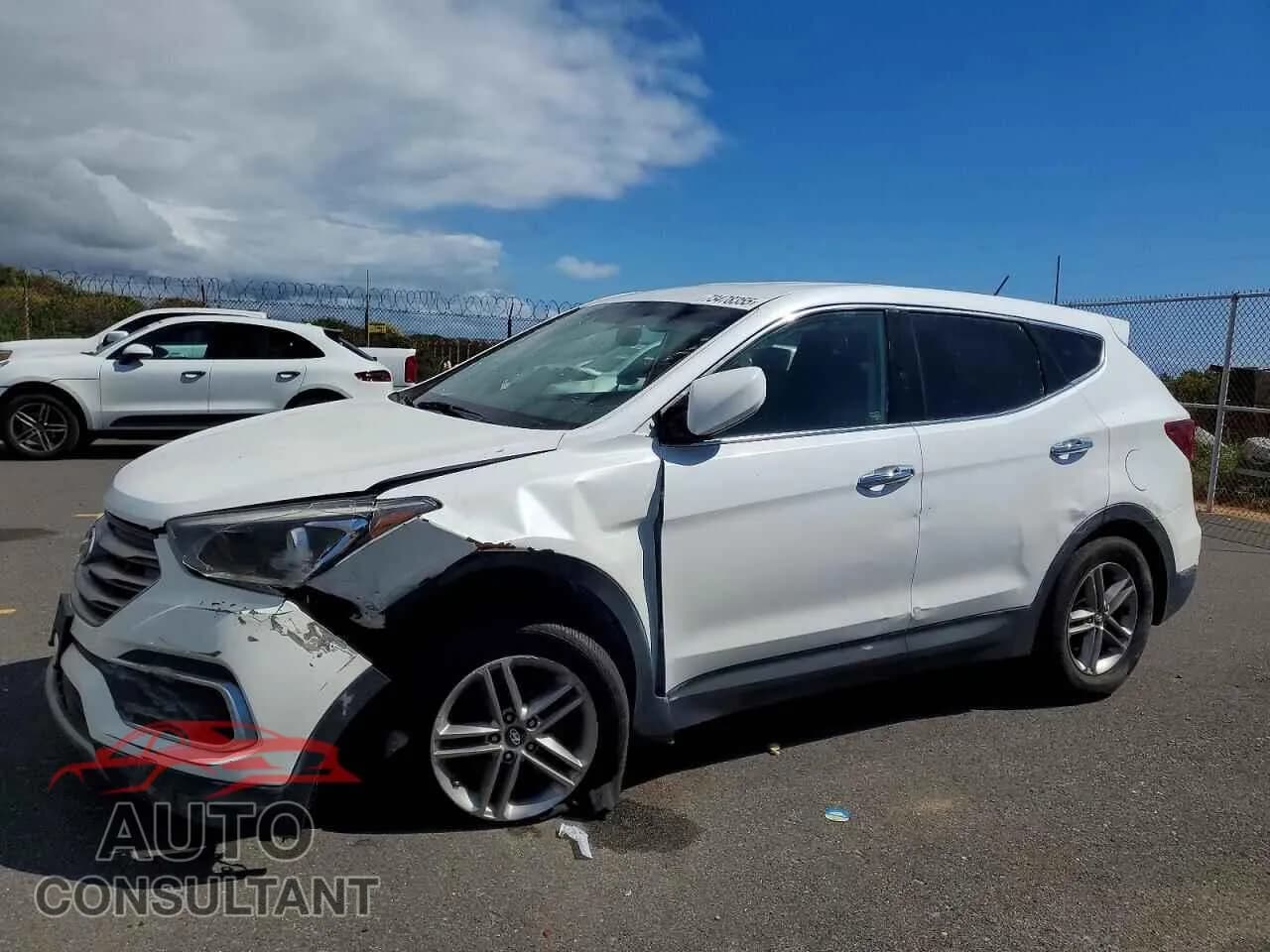 2018 HYUNDAI SANTA FE Damaged VIN 5NMZT3LB5JH068440 – front exterior 2018 HYUNDAI SANTA FE Damaged VIN 5NMZT3LB5JH068440 – front exterior