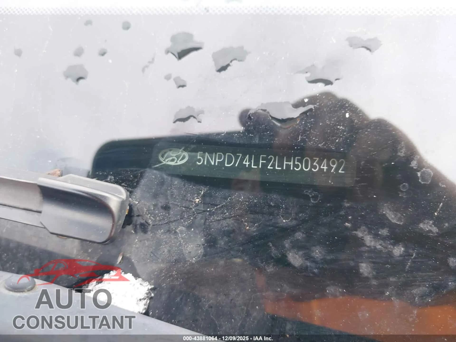 2020 HYUNDAI ELANTRA Damaged VIN 5NPD74LF2LH503492 – trunk area 2020 HYUNDAI ELANTRA Damaged VIN 5NPD74LF2LH503492 – trunk area