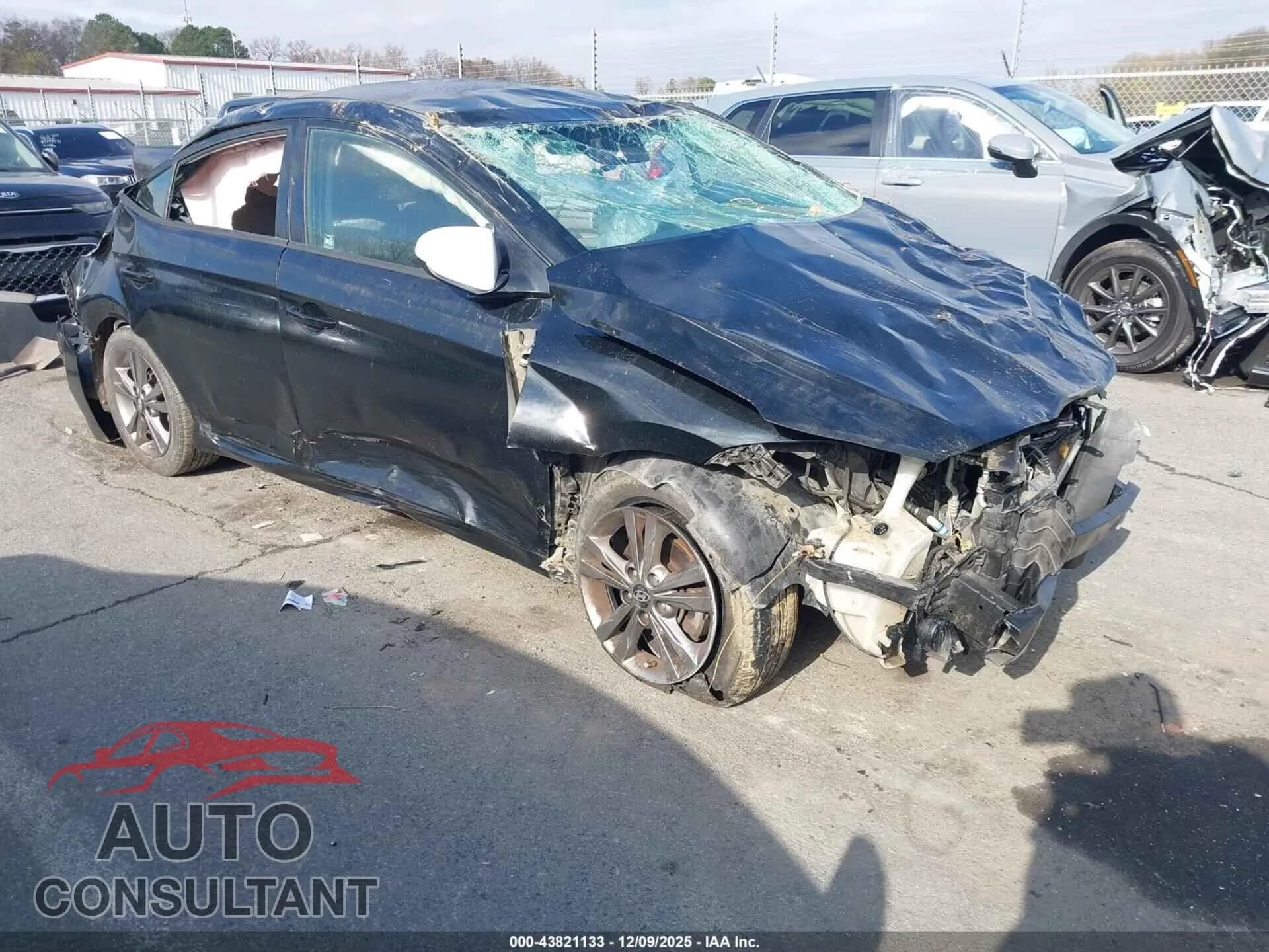 2017 HYUNDAI ELANTRA Damaged VIN 5NPD84LF8HH020173 – front exterior 2017 HYUNDAI ELANTRA Damaged VIN 5NPD84LF8HH020173 – front exterior