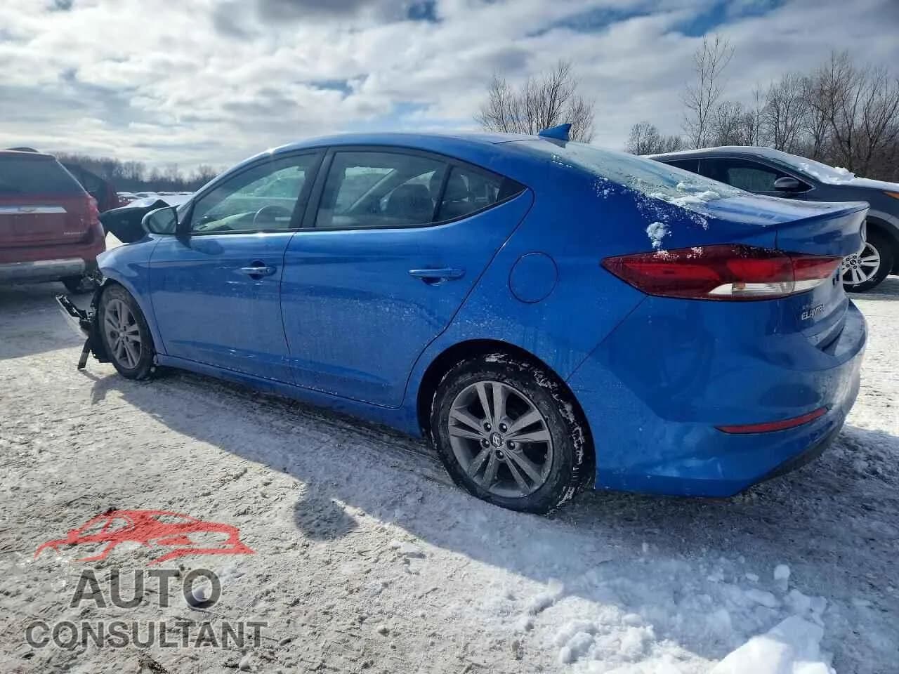 2017 HYUNDAI ELANTRA Damaged VIN 5NPD84LFXHH016836 – rear exterior 2017 HYUNDAI ELANTRA Damaged VIN 5NPD84LFXHH016836 – rear exterior