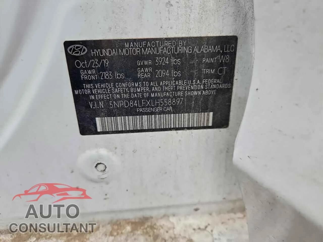 2020 HYUNDAI ELANTRA Damaged VIN 5NPD84LFXLH558897 – photo 12 2020 HYUNDAI ELANTRA Damaged VIN 5NPD84LFXLH558897 – photo 12