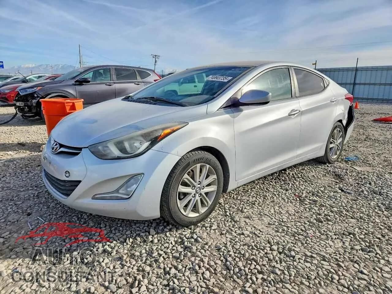 2014 HYUNDAI ELANTRA Damaged VIN 5NPDH4AEXEH506179 – front exterior 2014 HYUNDAI ELANTRA Damaged VIN 5NPDH4AEXEH506179 – front exterior