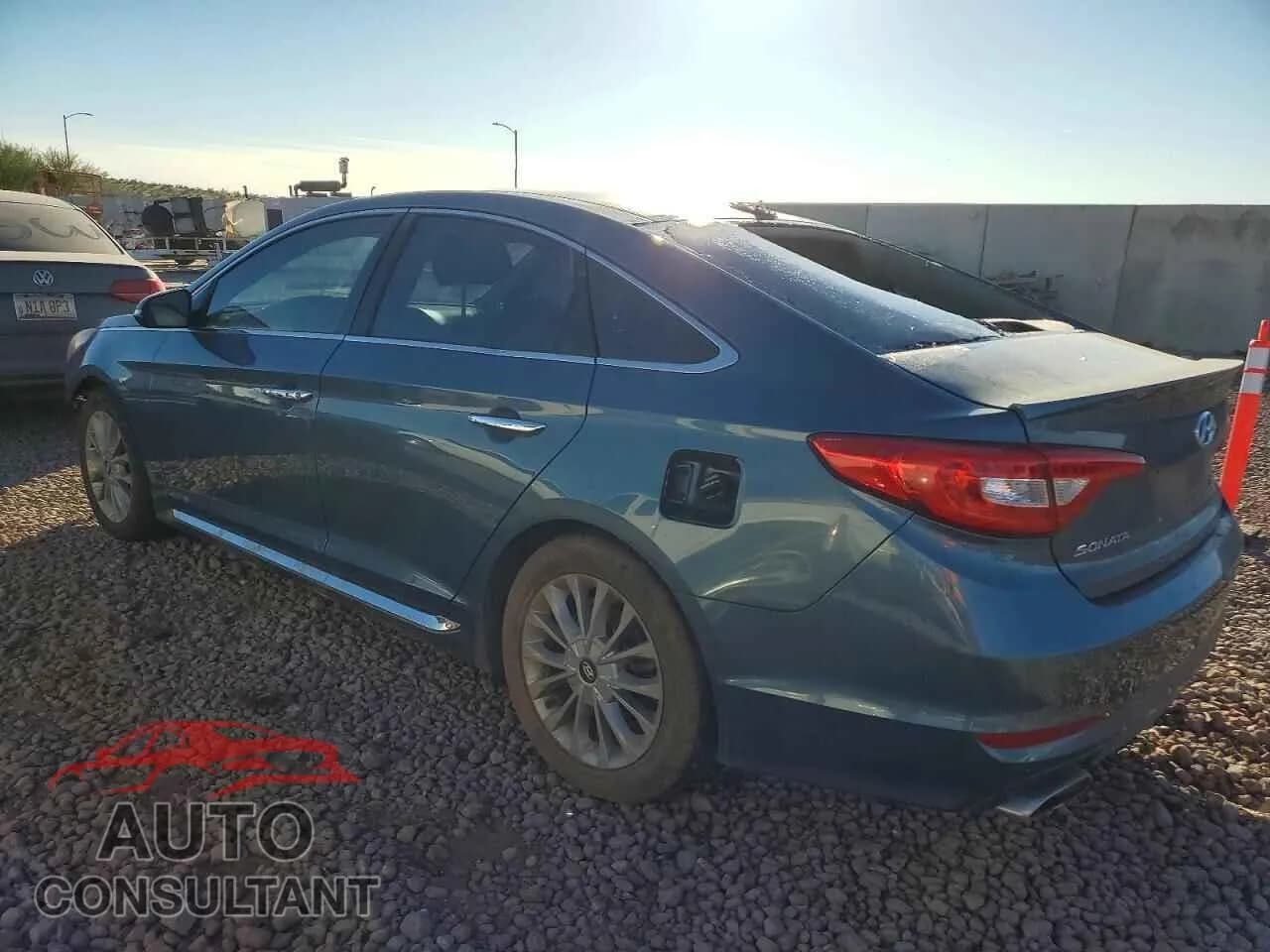 2015 HYUNDAI SONATA Damaged VIN 5NPE34AF1FH103673 – rear exterior 2015 HYUNDAI SONATA Damaged VIN 5NPE34AF1FH103673 – rear exterior