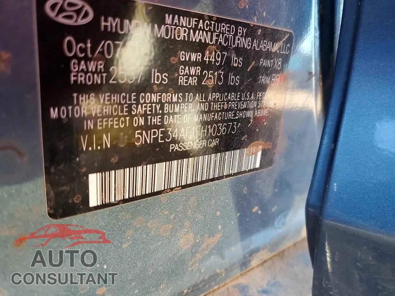 2015 HYUNDAI SONATA Damaged VIN 5NPE34AF1FH103673 – photo 12 2015 HYUNDAI SONATA Damaged VIN 5NPE34AF1FH103673 – photo 12