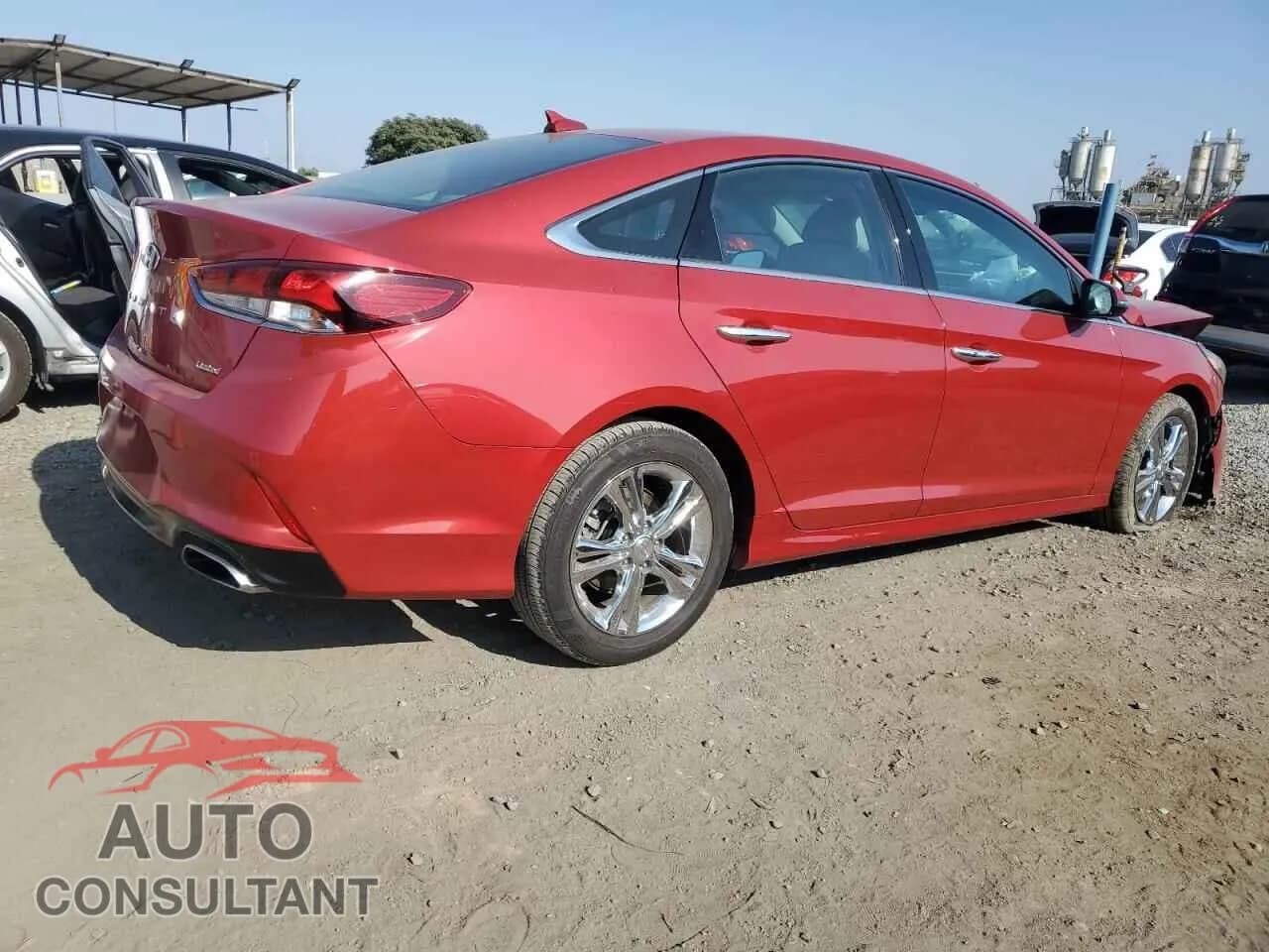 2018 HYUNDAI SONATA Damaged VIN 5NPE34AF6JH671135 – side profile 2018 HYUNDAI SONATA Damaged VIN 5NPE34AF6JH671135 – side profile