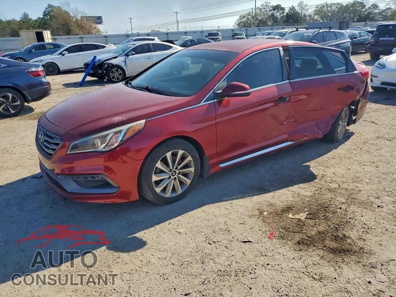 2016 HYUNDAI SONATA Damaged VIN 5NPE34AF7GH331209 – front exterior 2016 HYUNDAI SONATA Damaged VIN 5NPE34AF7GH331209 – front exterior