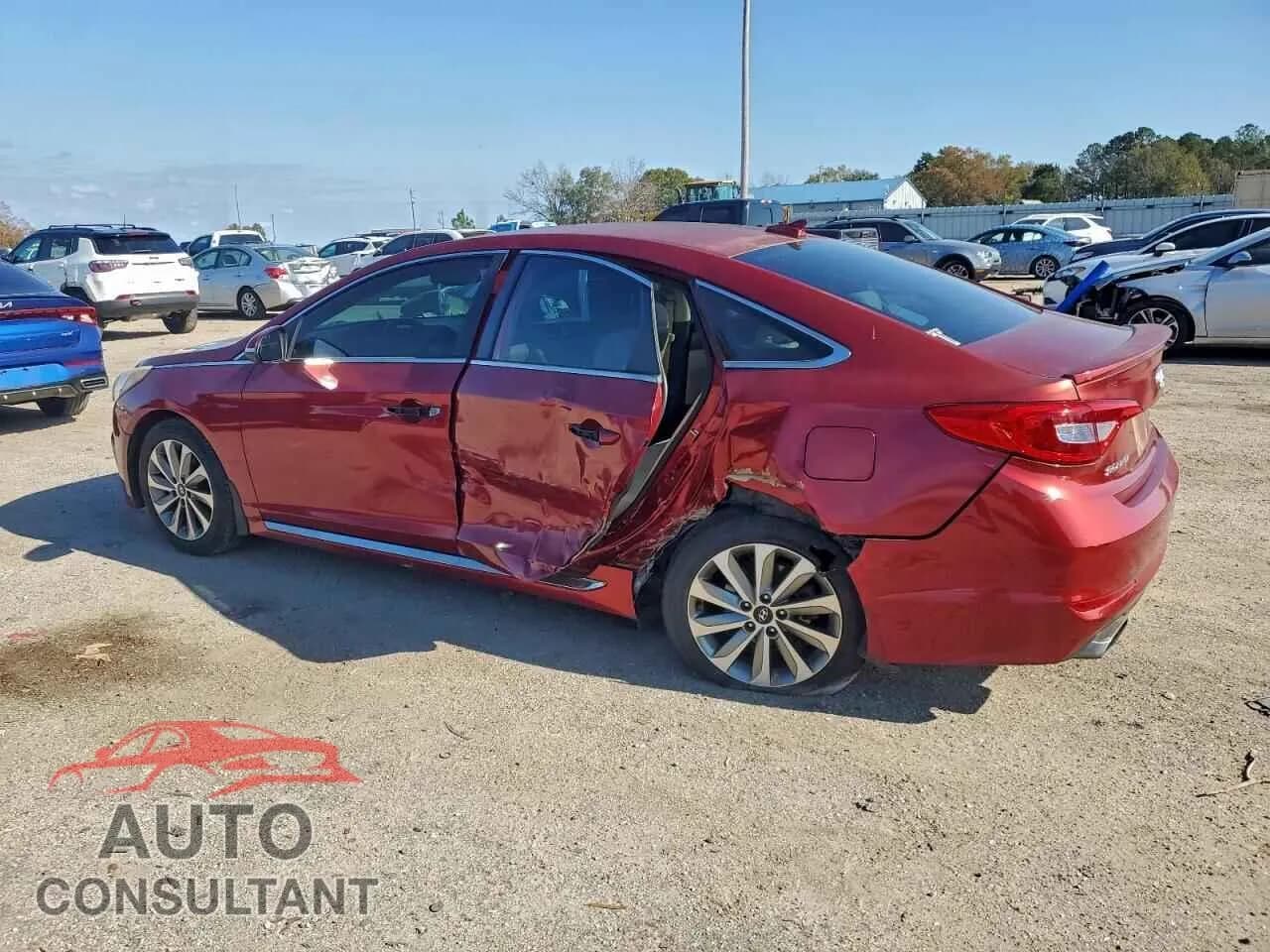 2016 HYUNDAI SONATA Damaged VIN 5NPE34AF7GH331209 – rear exterior 2016 HYUNDAI SONATA Damaged VIN 5NPE34AF7GH331209 – rear exterior