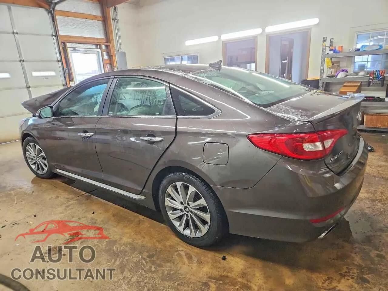 2016 HYUNDAI SONATA Damaged VIN 5NPE34AF8GH351436 – rear exterior 2016 HYUNDAI SONATA Damaged VIN 5NPE34AF8GH351436 – rear exterior