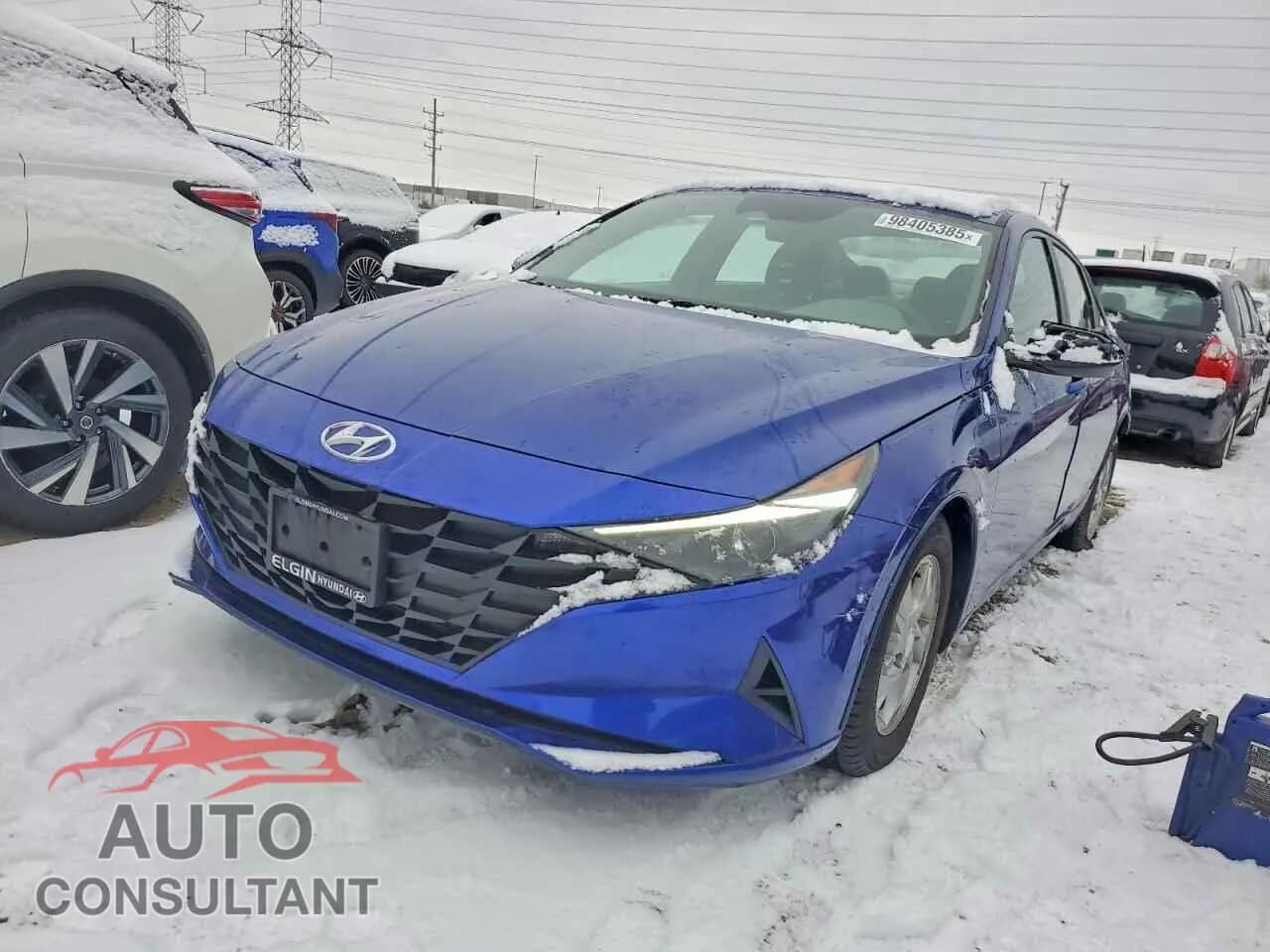 2022 HYUNDAI ELANTRA Damaged VIN 5NPLL4AG2NH082444 – front exterior 2022 HYUNDAI ELANTRA Damaged VIN 5NPLL4AG2NH082444 – front exterior
