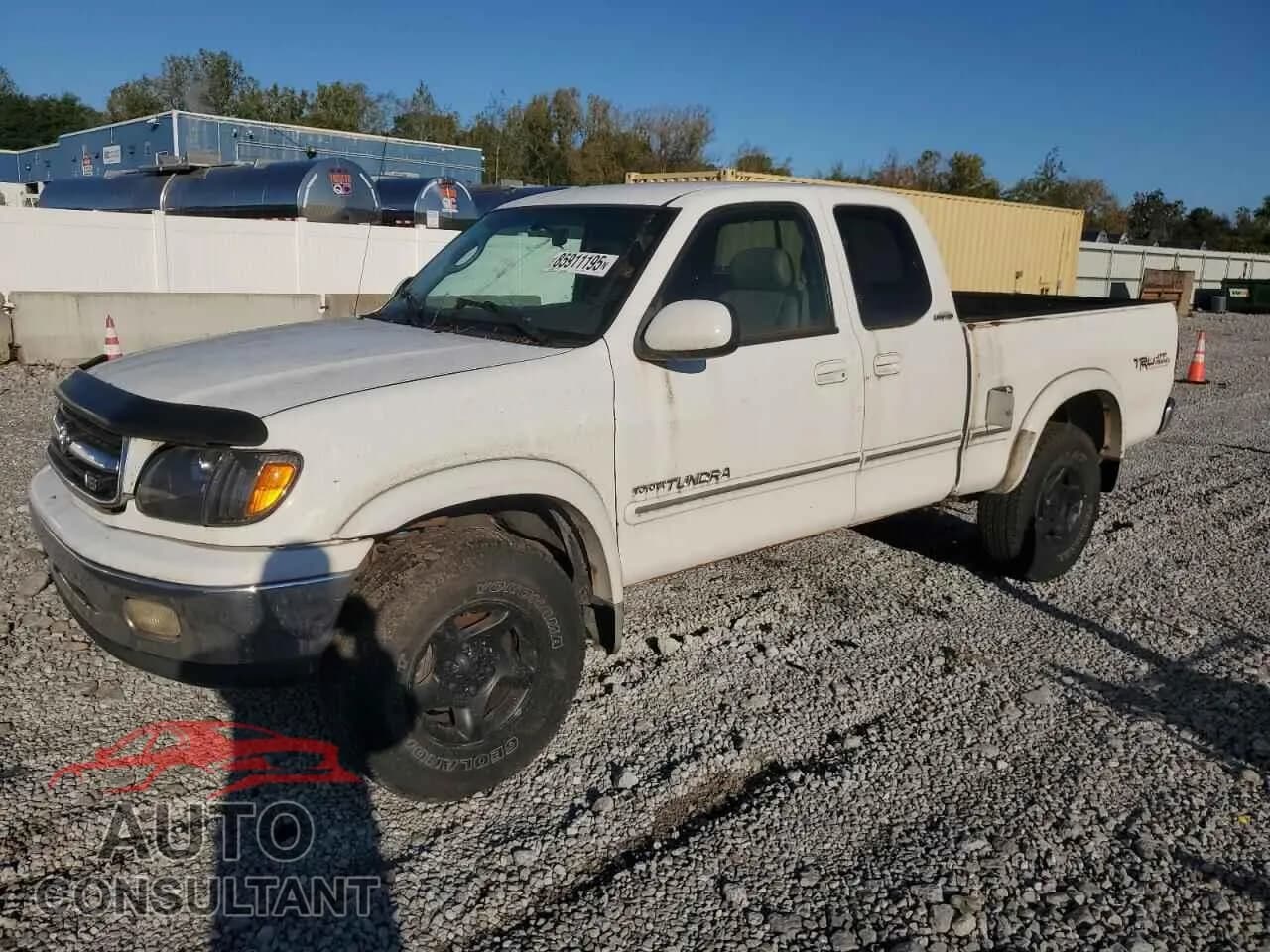 2000 TOYOTA TUNDRA Damaged VIN 5TBBT4810YS040973 – front exterior 2000 TOYOTA TUNDRA Damaged VIN 5TBBT4810YS040973 – front exterior