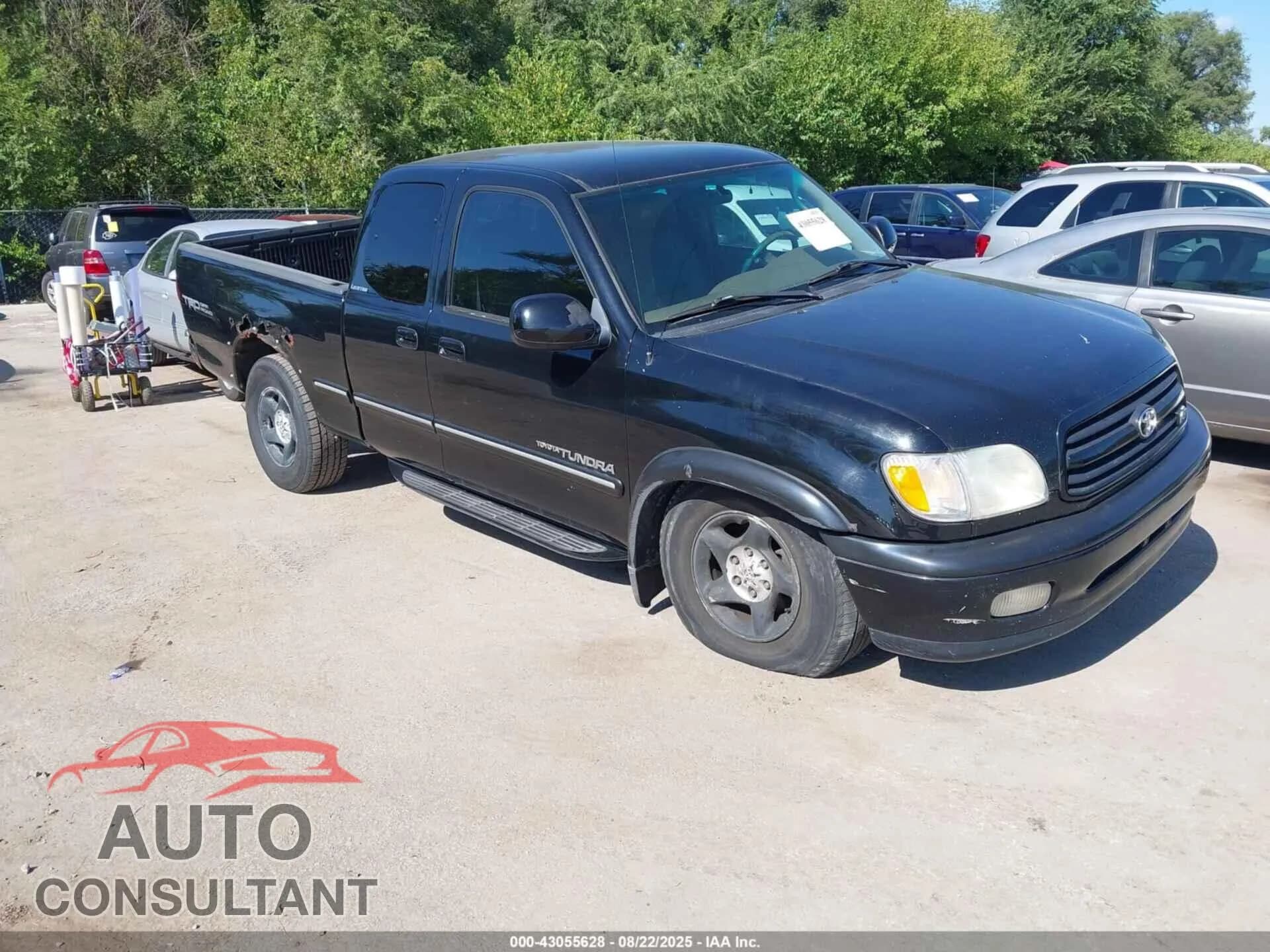 2001 TOYOTA TUNDRA Damaged VIN 5TBBT48111S158097 – front exterior 2001 TOYOTA TUNDRA Damaged VIN 5TBBT48111S158097 – front exterior