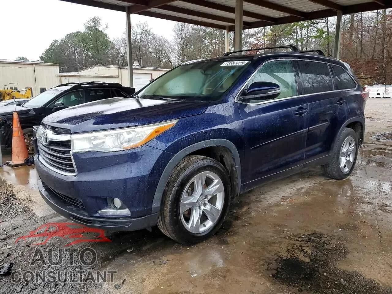 2014 TOYOTA HIGHLANDER Damaged VIN 5TDDKRFH7ES052985 – front exterior 2014 TOYOTA HIGHLANDER Damaged VIN 5TDDKRFH7ES052985 – front exterior