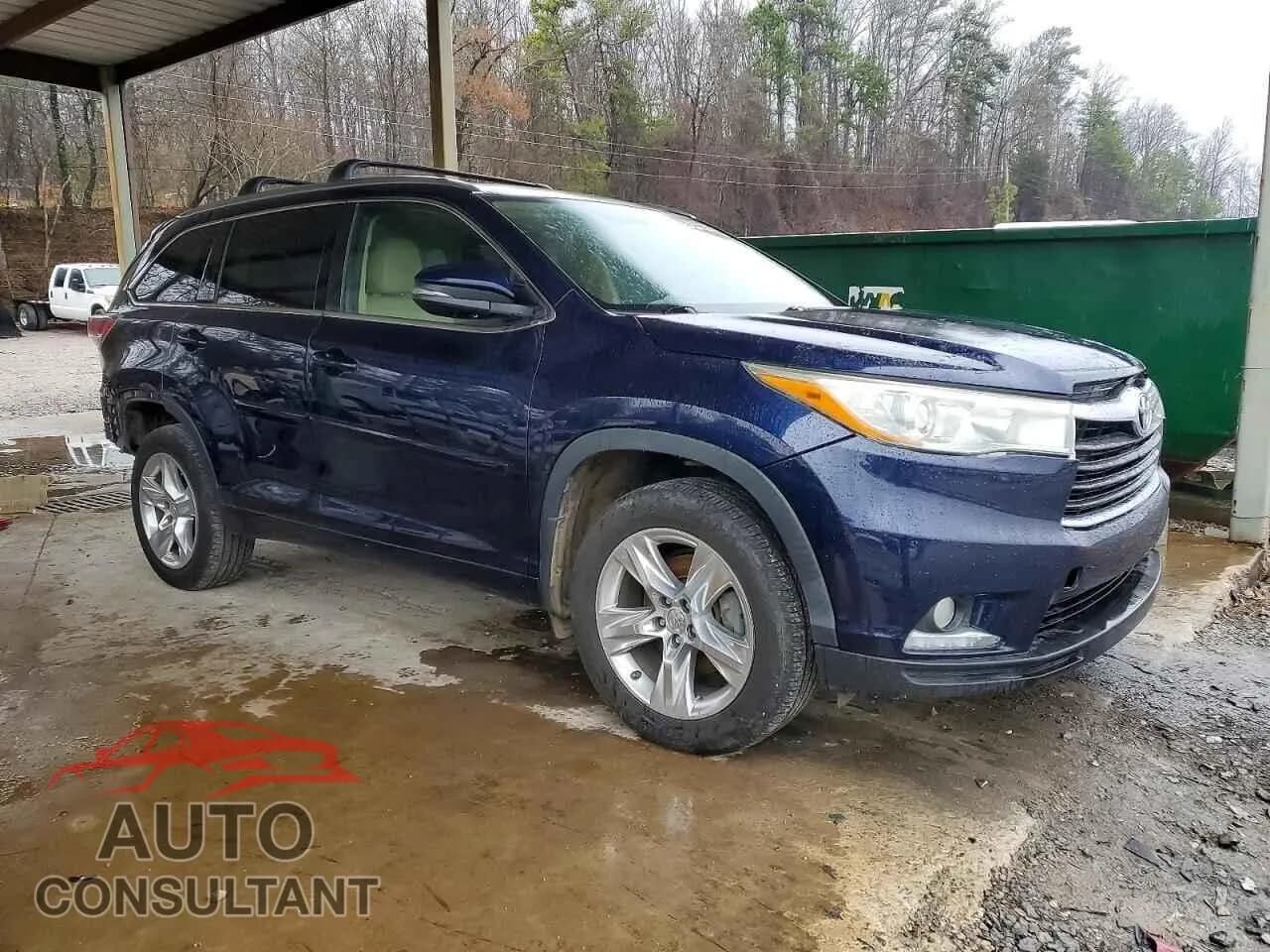 2014 TOYOTA HIGHLANDER Damaged VIN 5TDDKRFH7ES052985 – dashboard 2014 TOYOTA HIGHLANDER Damaged VIN 5TDDKRFH7ES052985 – dashboard