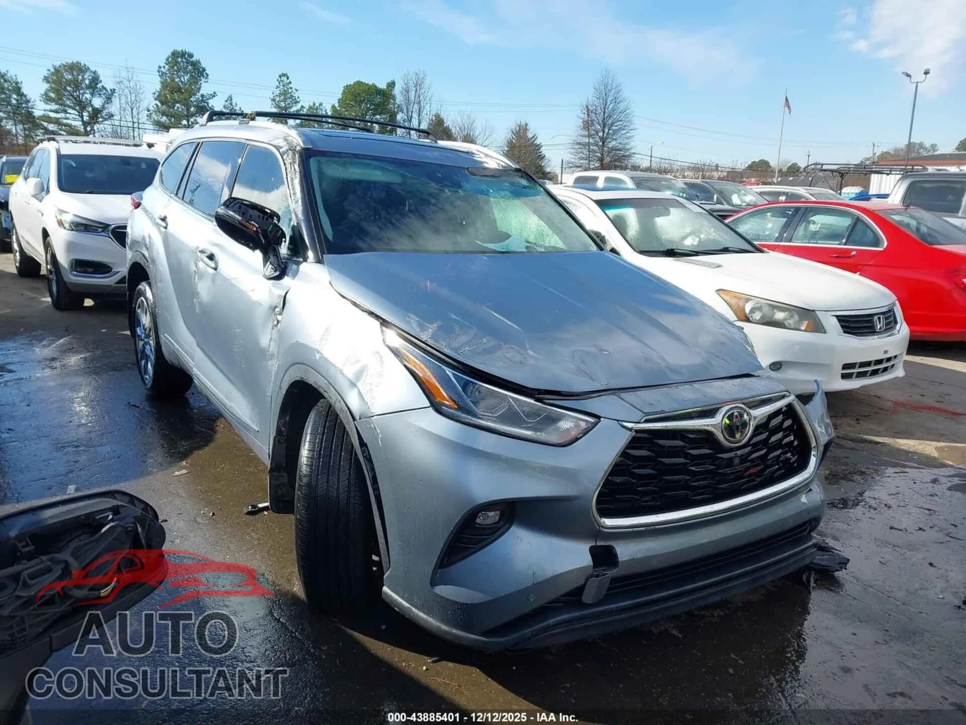 2020 TOYOTA HIGHLANDER Damaged VIN 5TDDZRBH1LS006356 – front exterior 2020 TOYOTA HIGHLANDER Damaged VIN 5TDDZRBH1LS006356 – front exterior