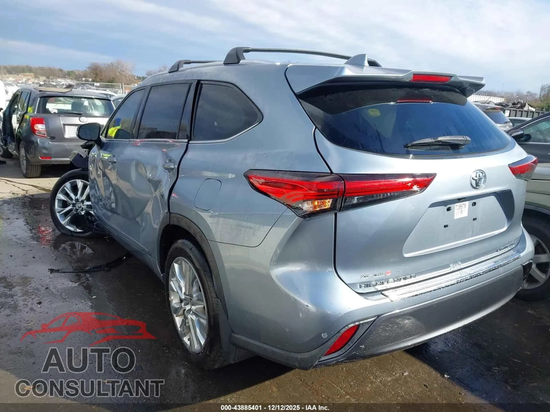 2020 TOYOTA HIGHLANDER Damaged VIN 5TDDZRBH1LS006356 – side profile 2020 TOYOTA HIGHLANDER Damaged VIN 5TDDZRBH1LS006356 – side profile